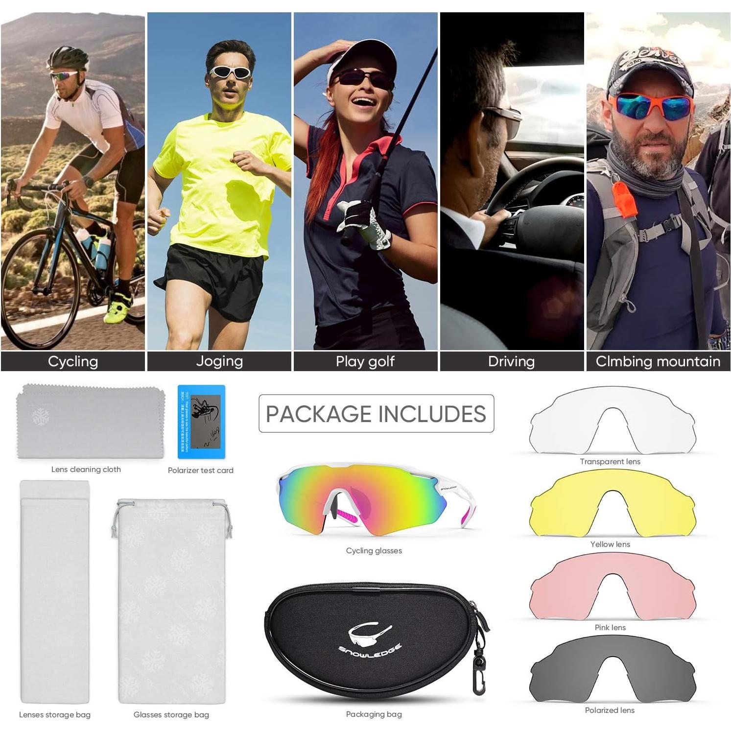 Gafas de Ciclismo Hubo Sports 5 Lentes Intercambiables