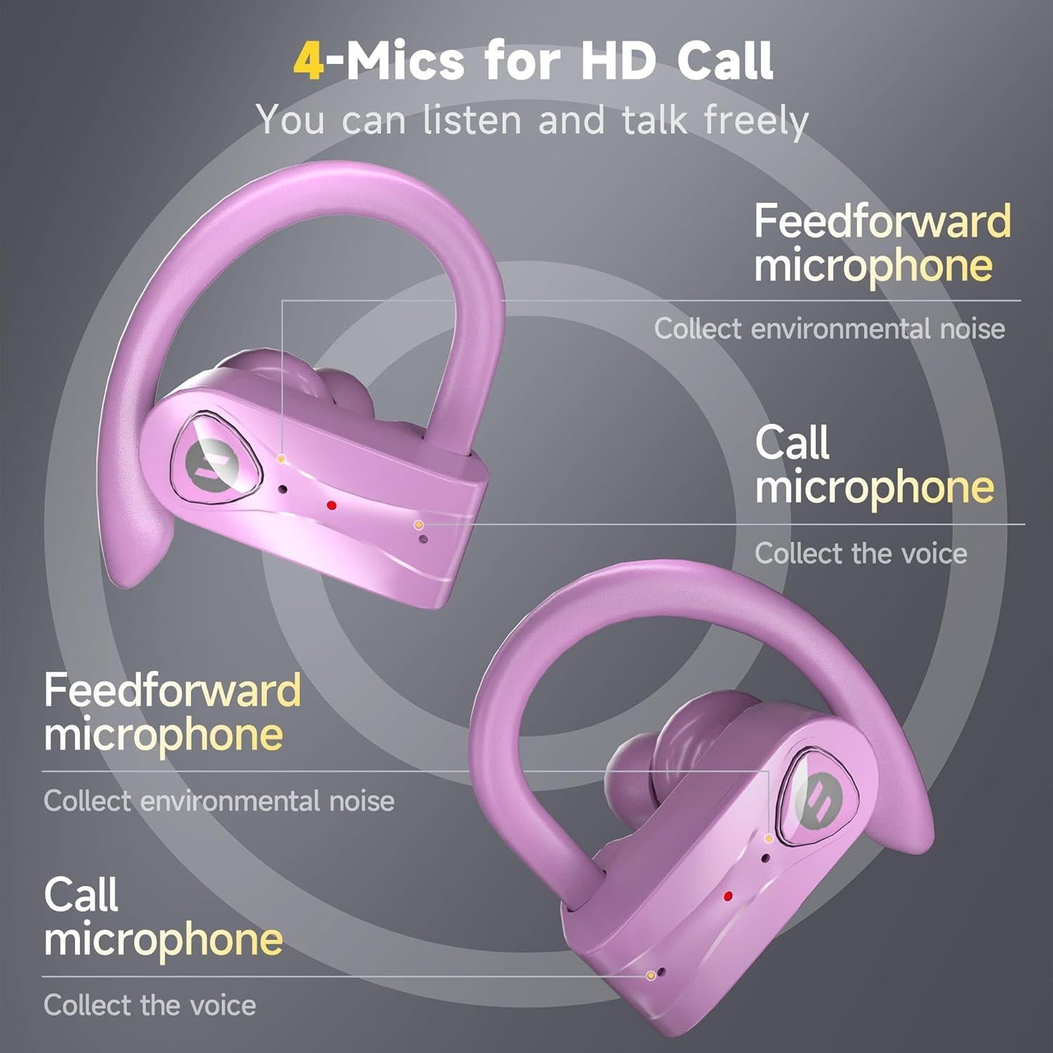 Auriculares Bluetooth Anypub A11 Estéreo 60H Carga Inalámbrica