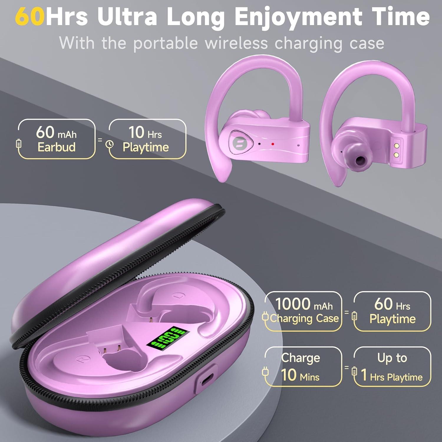 Auriculares Bluetooth Anypub A11 Estéreo 60H Carga Inalámbrica