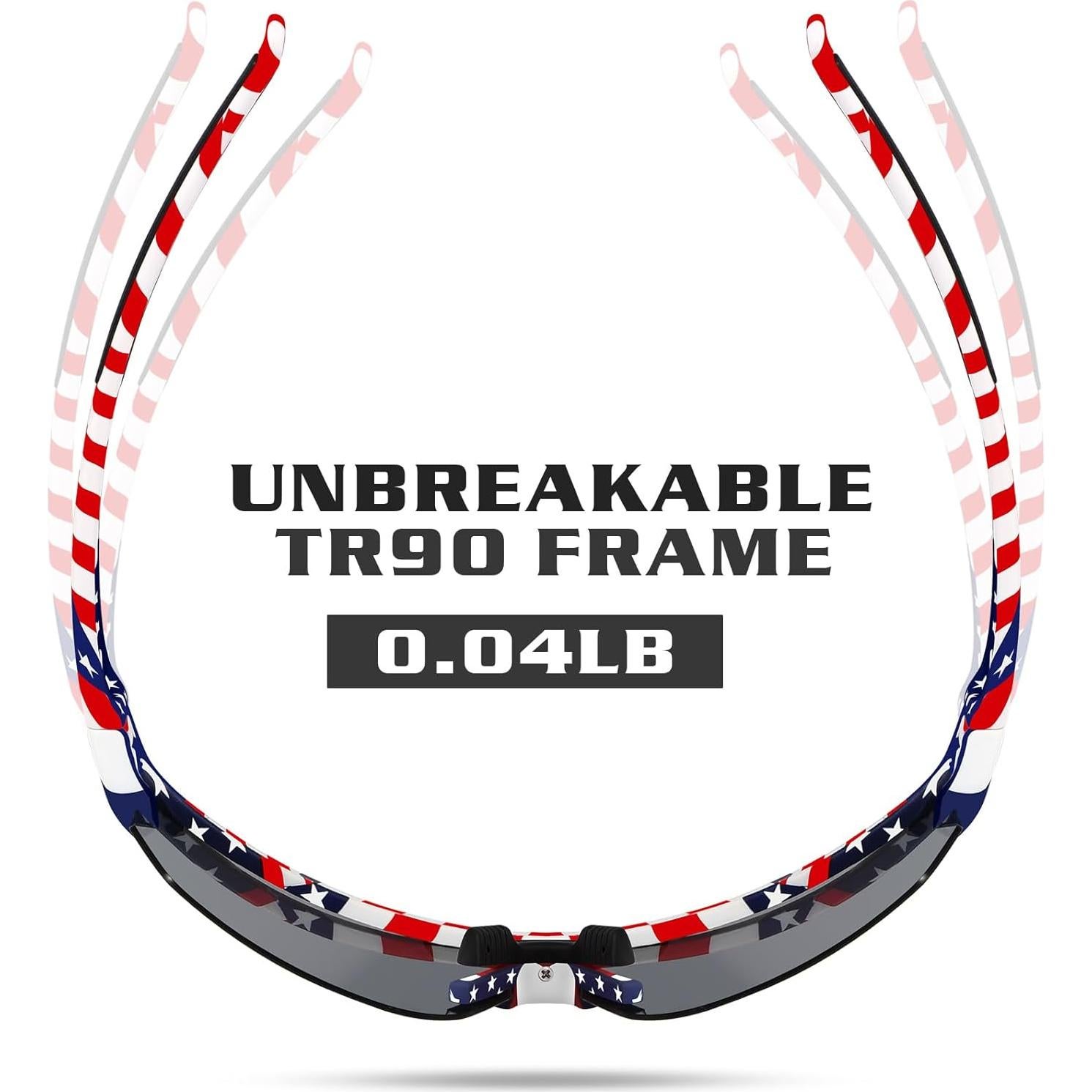 Gafas de sol BOWILL UV400 para jóvenes, deportivas y ligeras