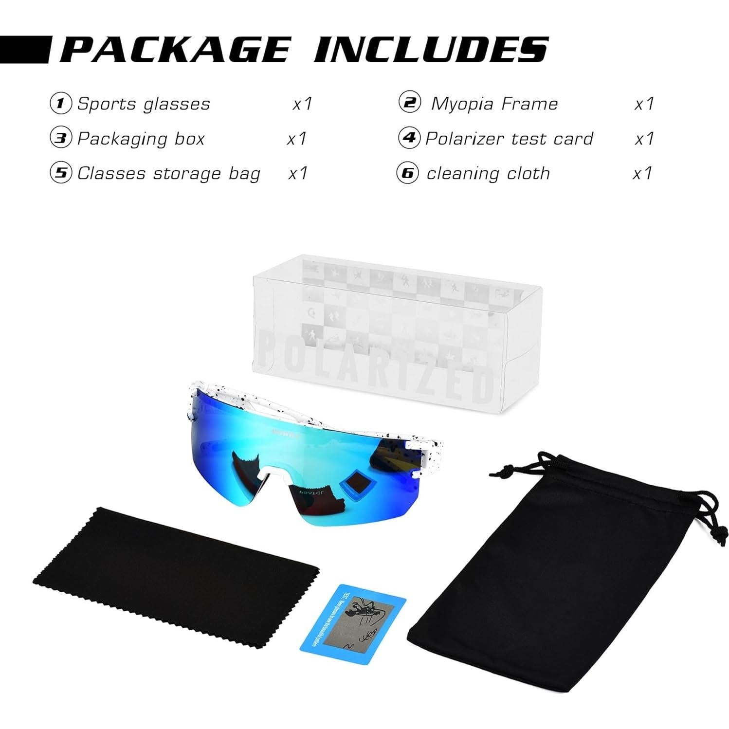 Gafas de sol BOWILL polarizadas UV400 para jóvenes