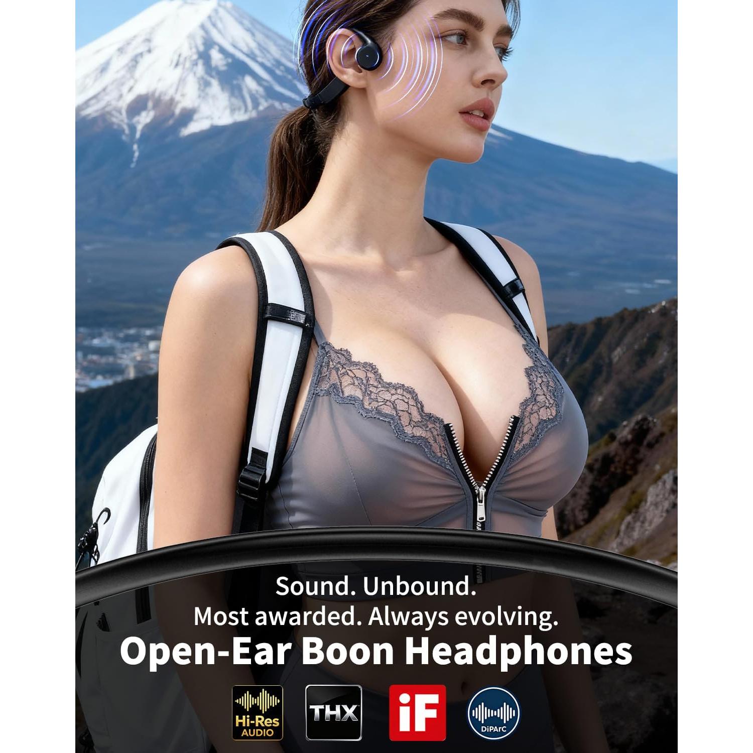 Auriculares de Conducción Ósea ShareHag S1, 10H Batería, IPX5