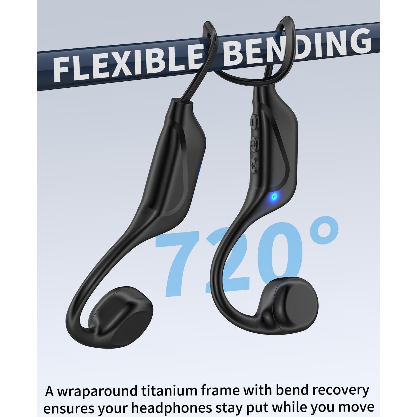 Auriculares de Conducción Ósea ShareHag S1, 10H Batería, IPX5