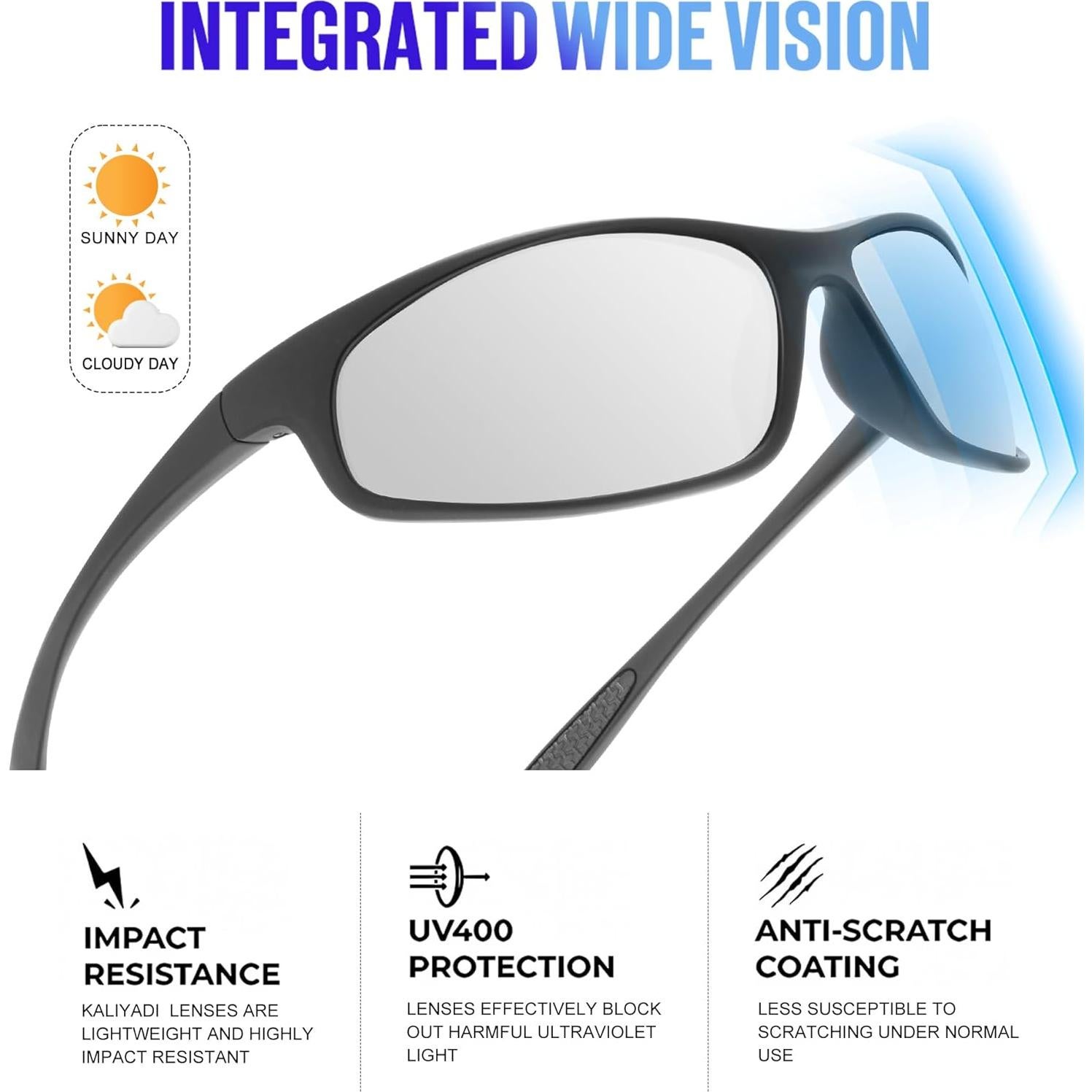 Gafas de Sol KALIYADI Polarizadas para Hombres UV