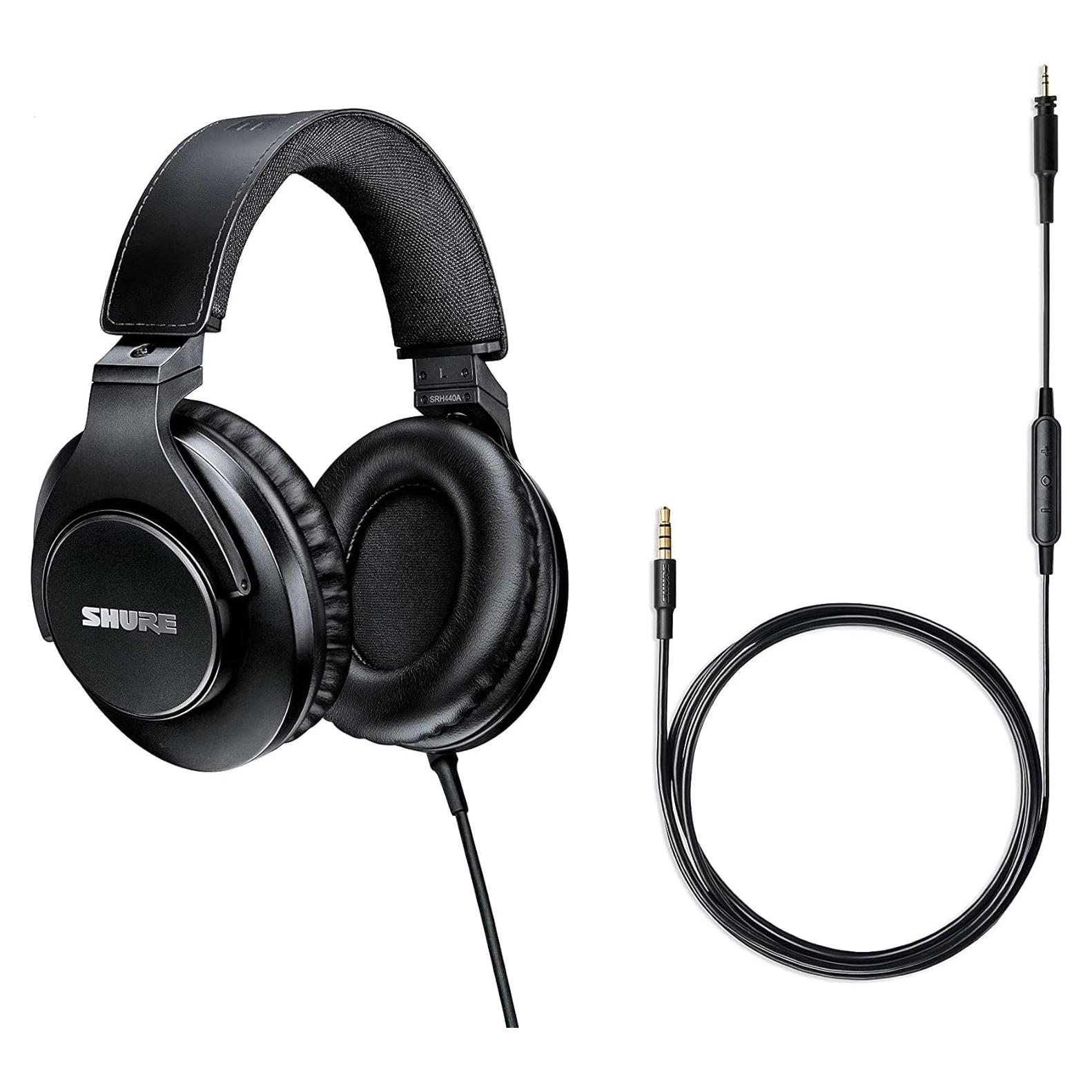 Auriculares Shure SRH440A Circumaurales con Micrófono y Control