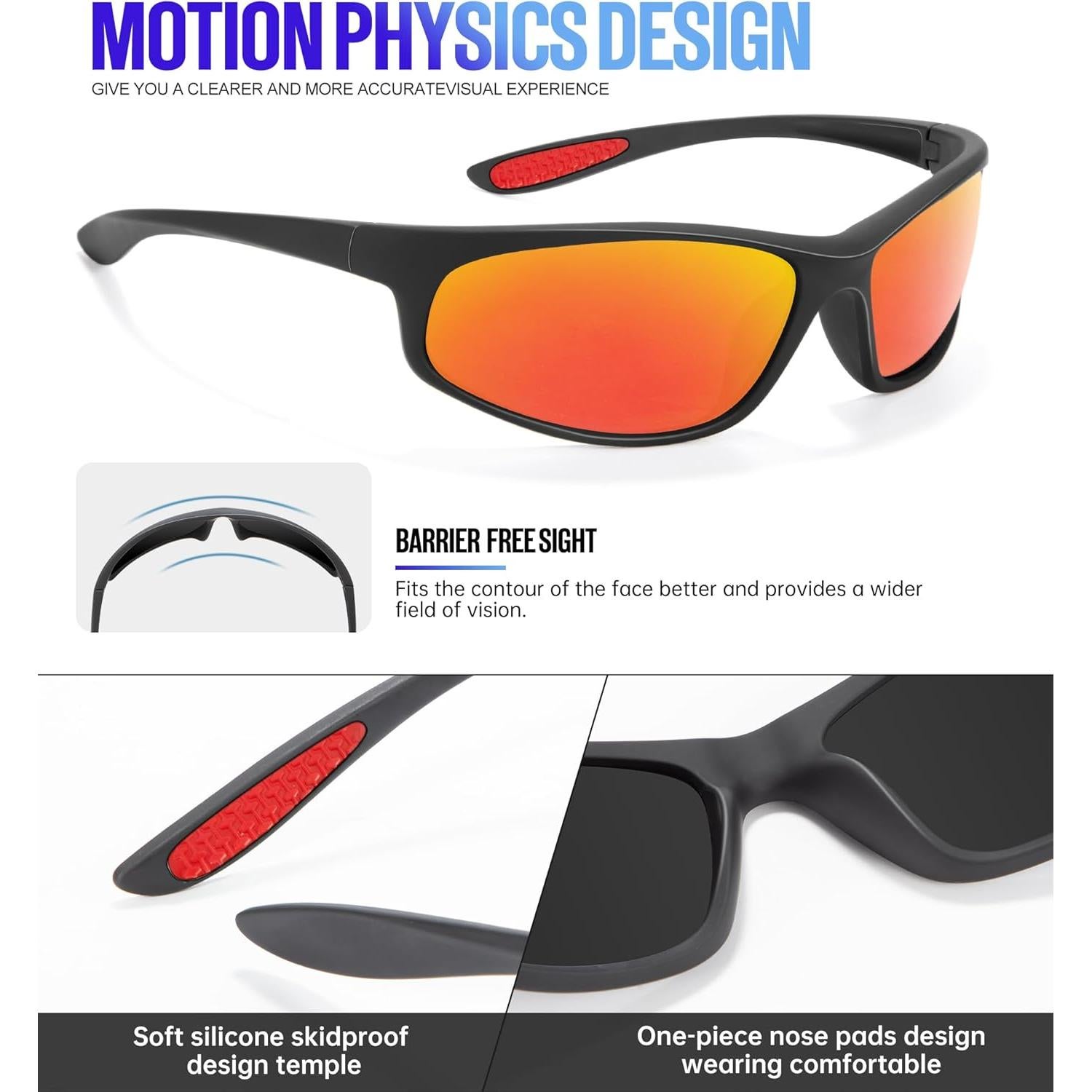 Gafas de Sol KALIYADI Polarizadas para Hombres UV