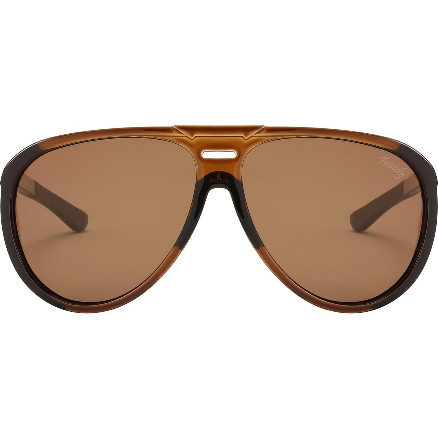 Gafas de Sol Aviador FEISEDY Polarizadas Redondas UV400