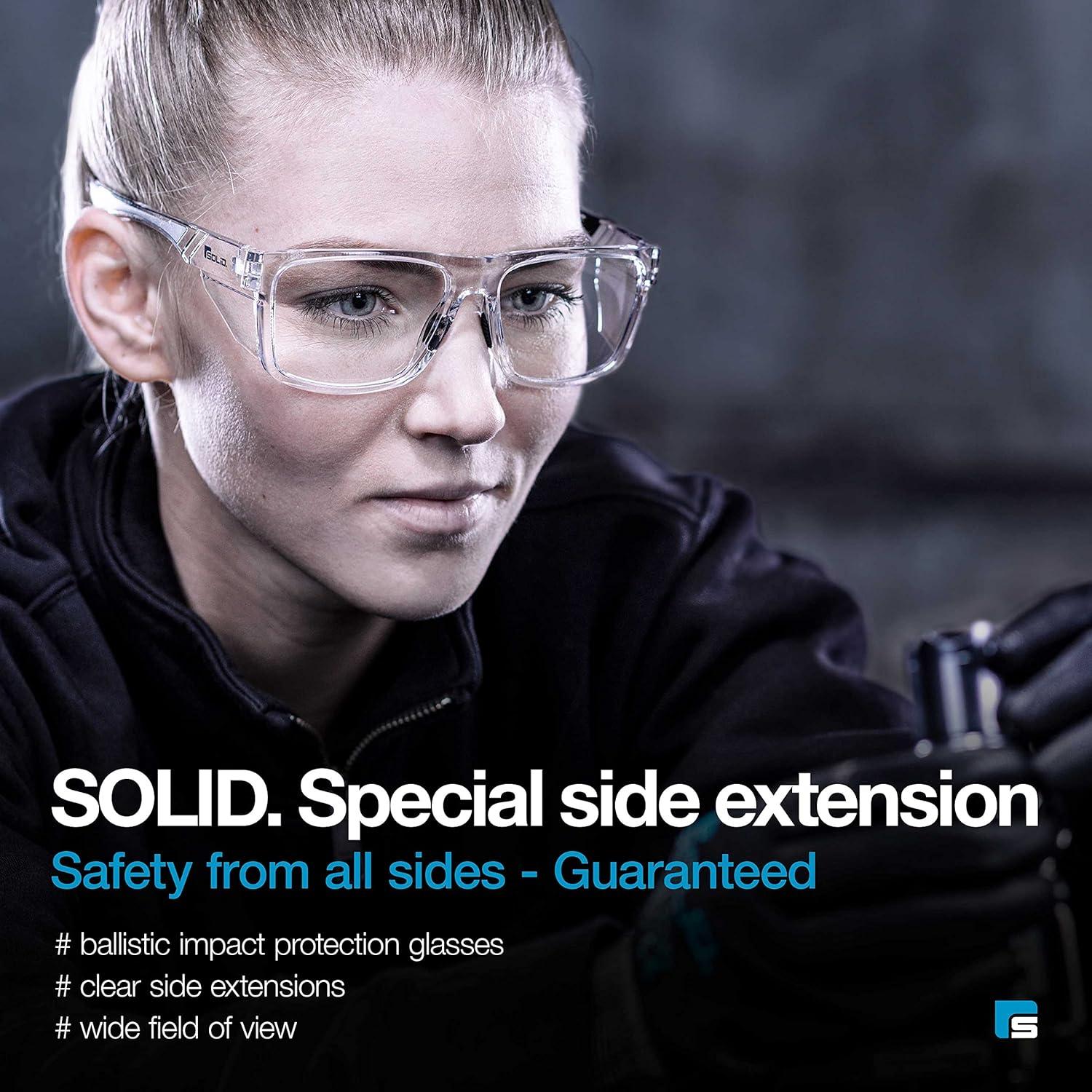 Gafas de Seguridad SolidWork Lente Transparente Antivaho