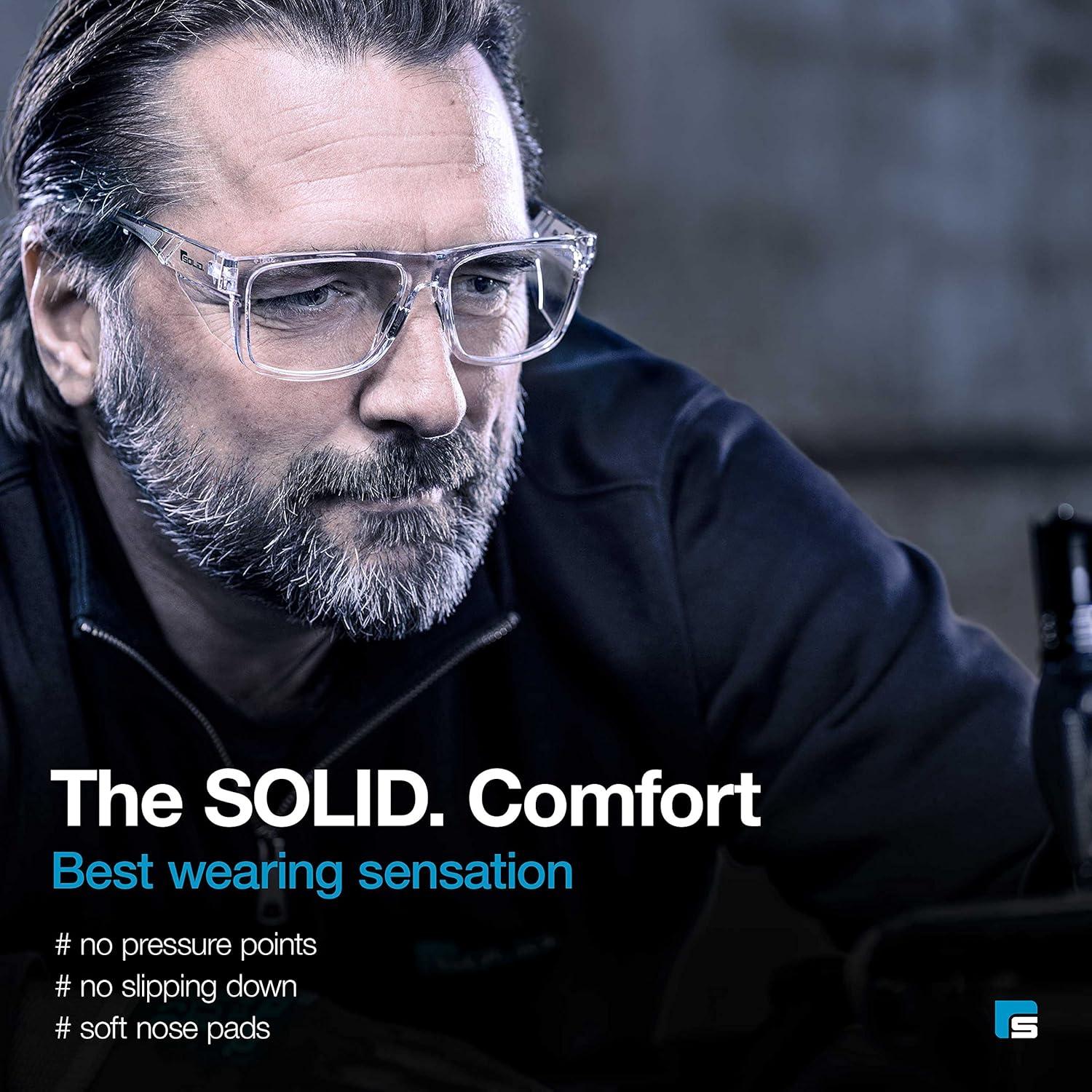 Gafas de Seguridad SolidWork Lente Transparente Antivaho