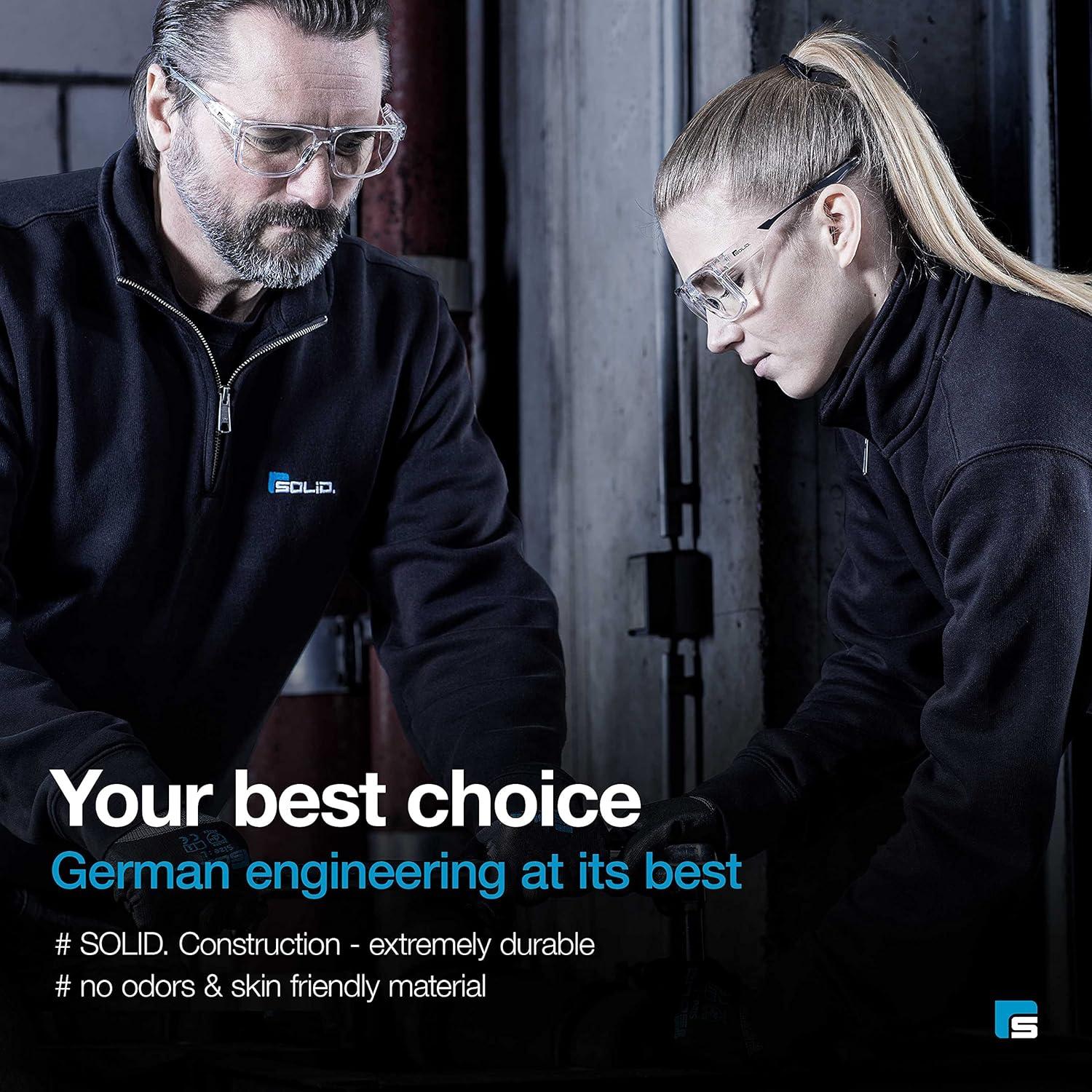 Gafas de Seguridad SolidWork Lente Transparente Antivaho