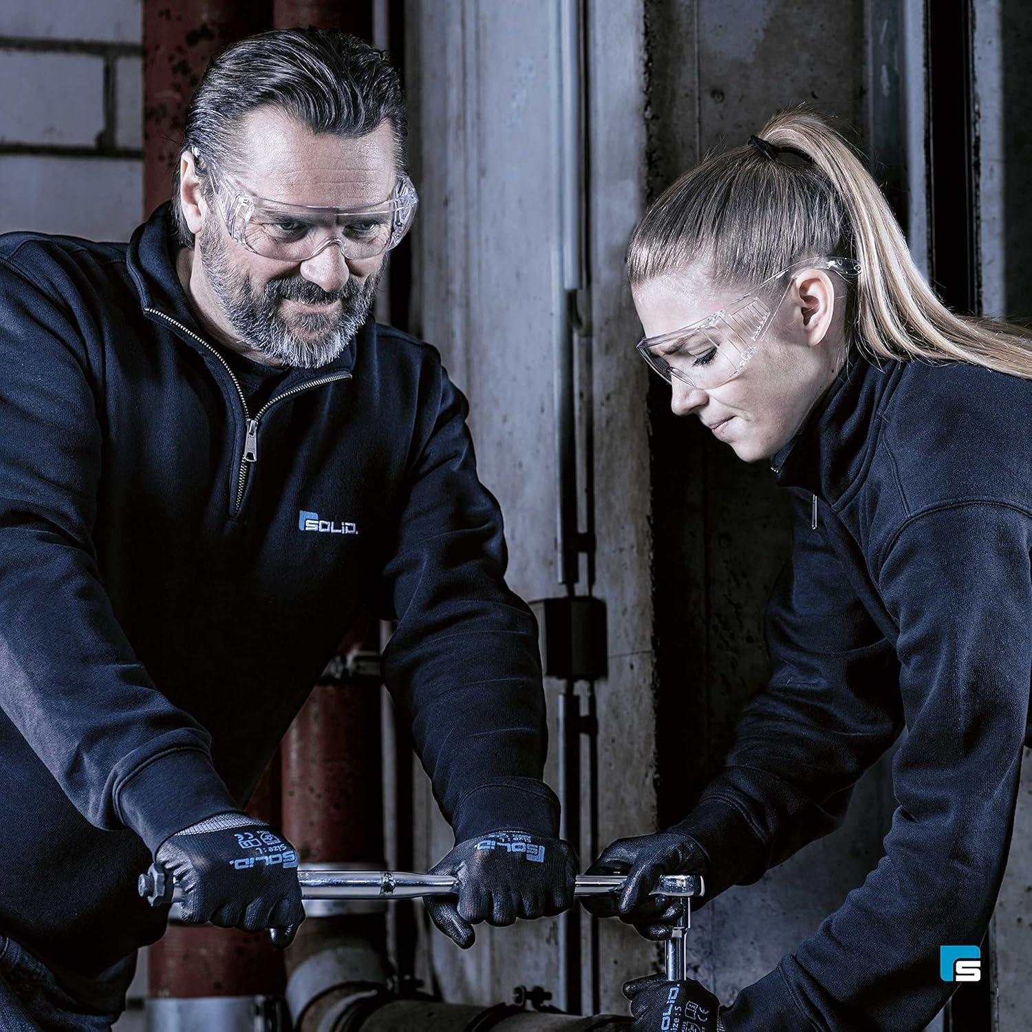 Gafas de Seguridad SolidWork Lente Transparente Antivaho