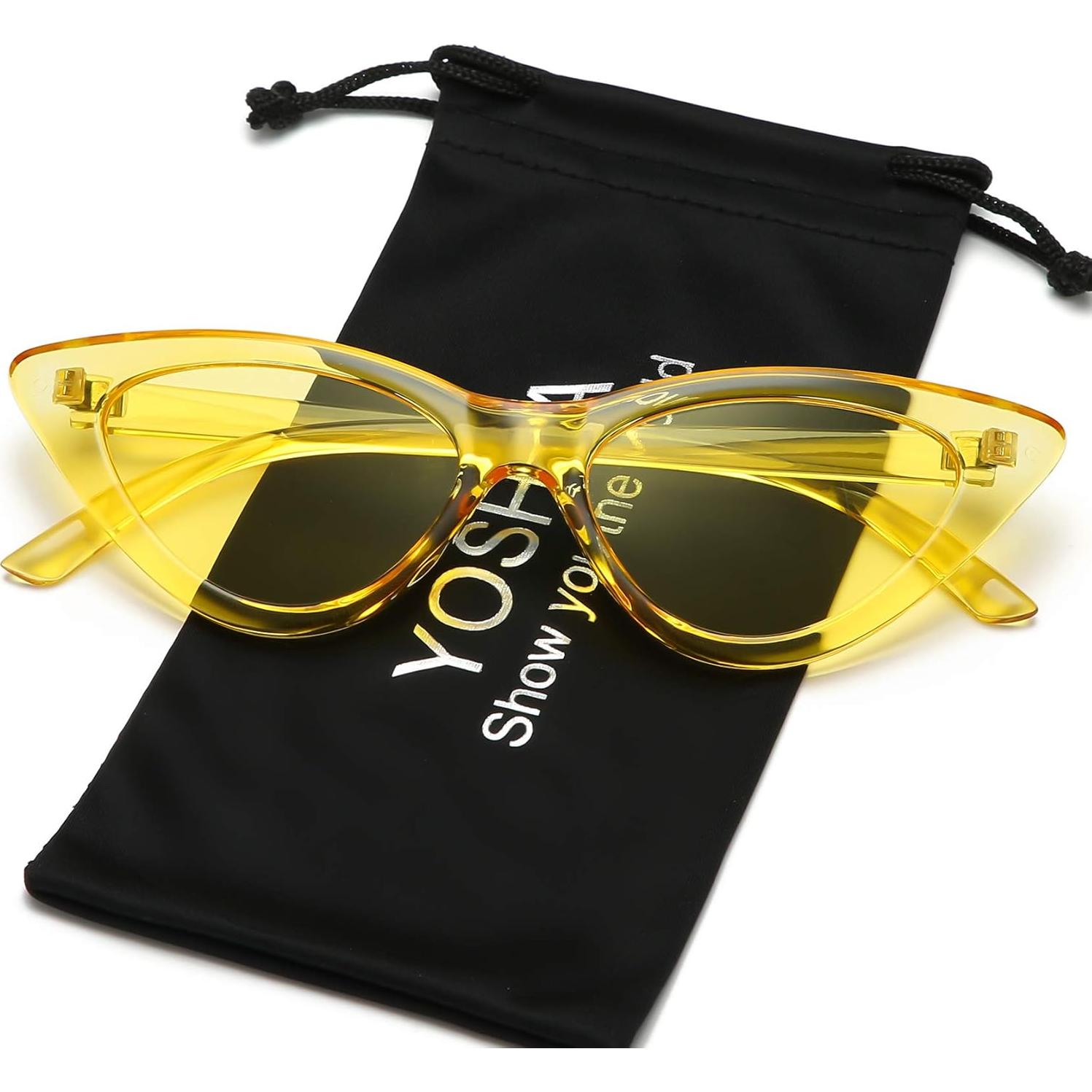 Gafas de sol retro de ojo de gato para mujer - UV400