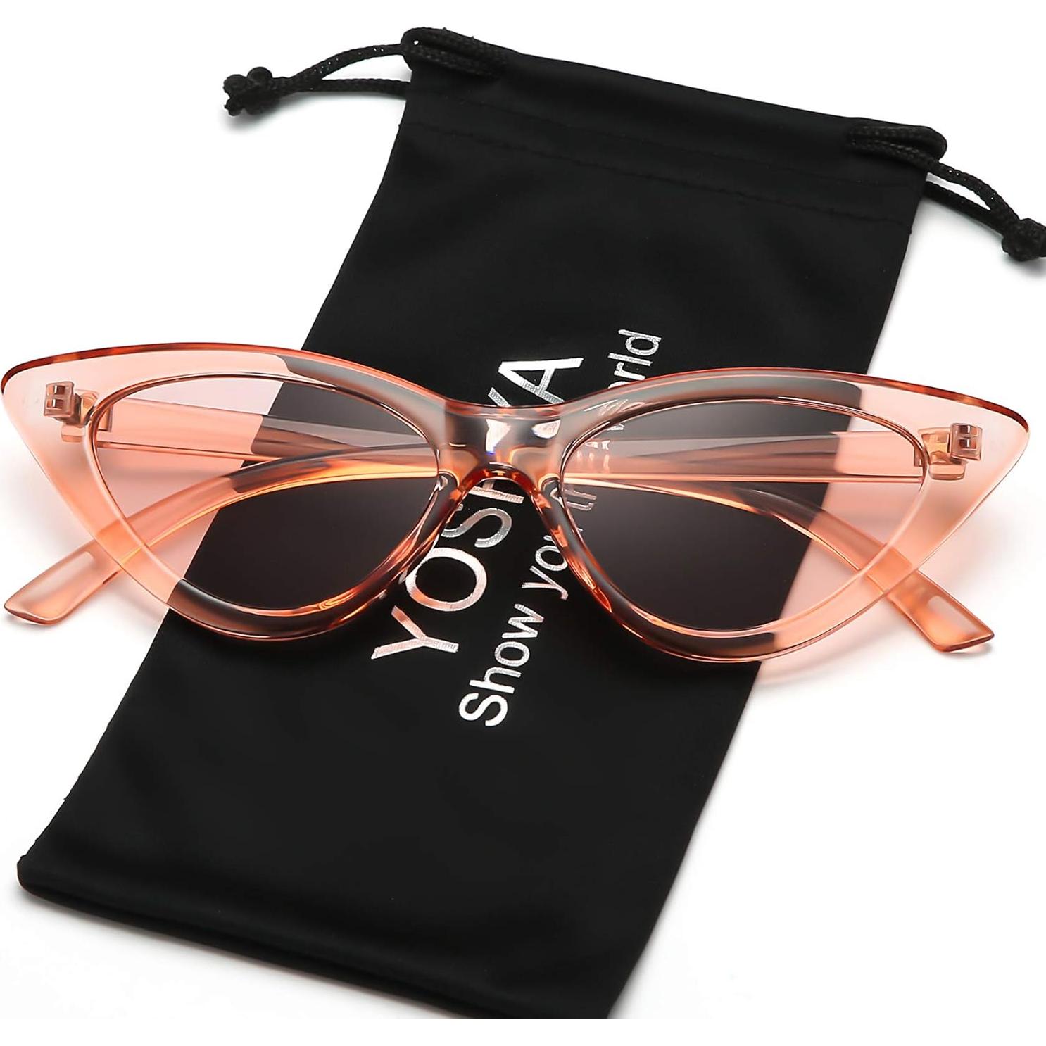 Gafas de sol retro de ojo de gato para mujeres - Leopardo Gris