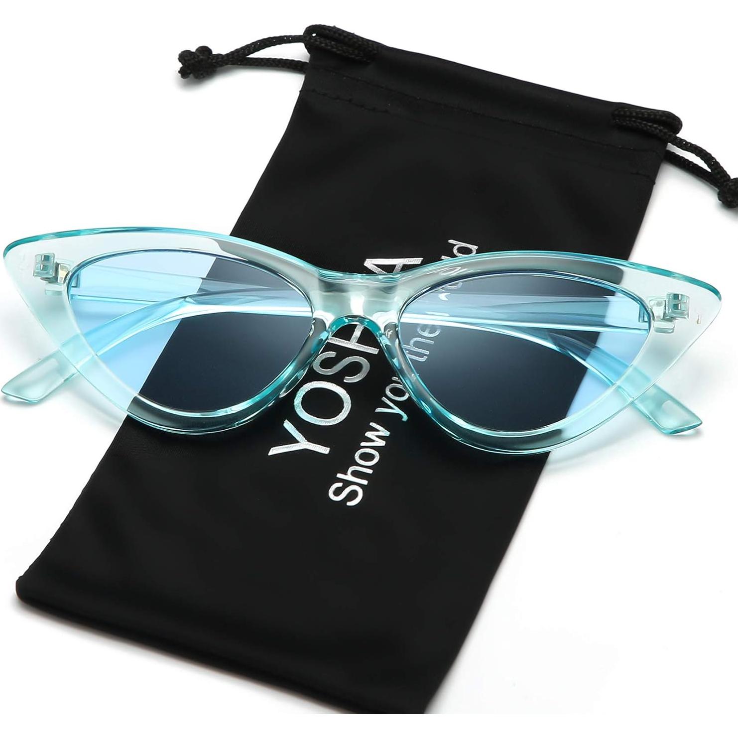 Gafas de sol retro de ojo de gato para mujeres - Leopardo Gris