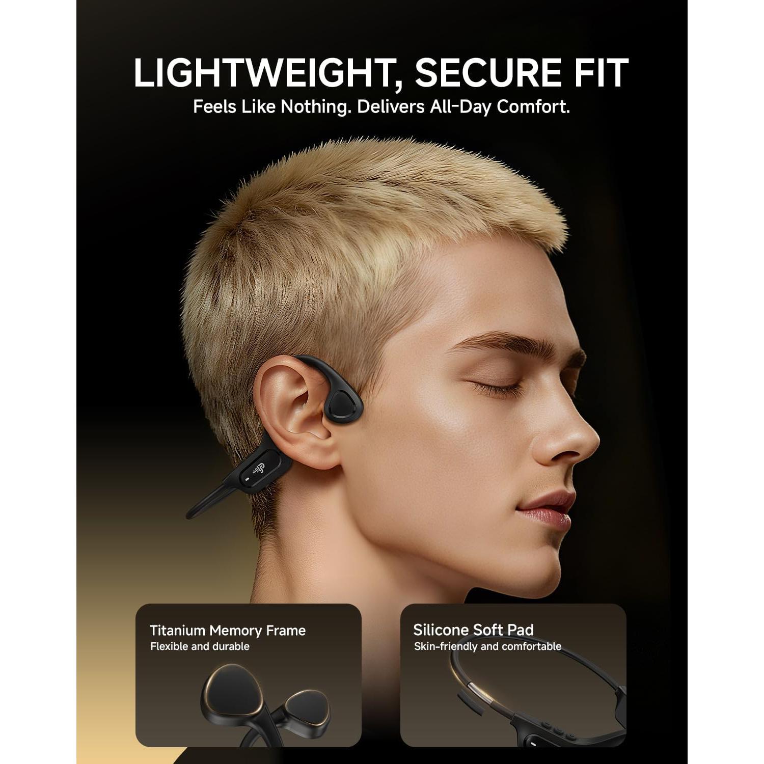 Auriculares de Conducción Ósea PSIER X13 Bluetooth 6.0 IPX5