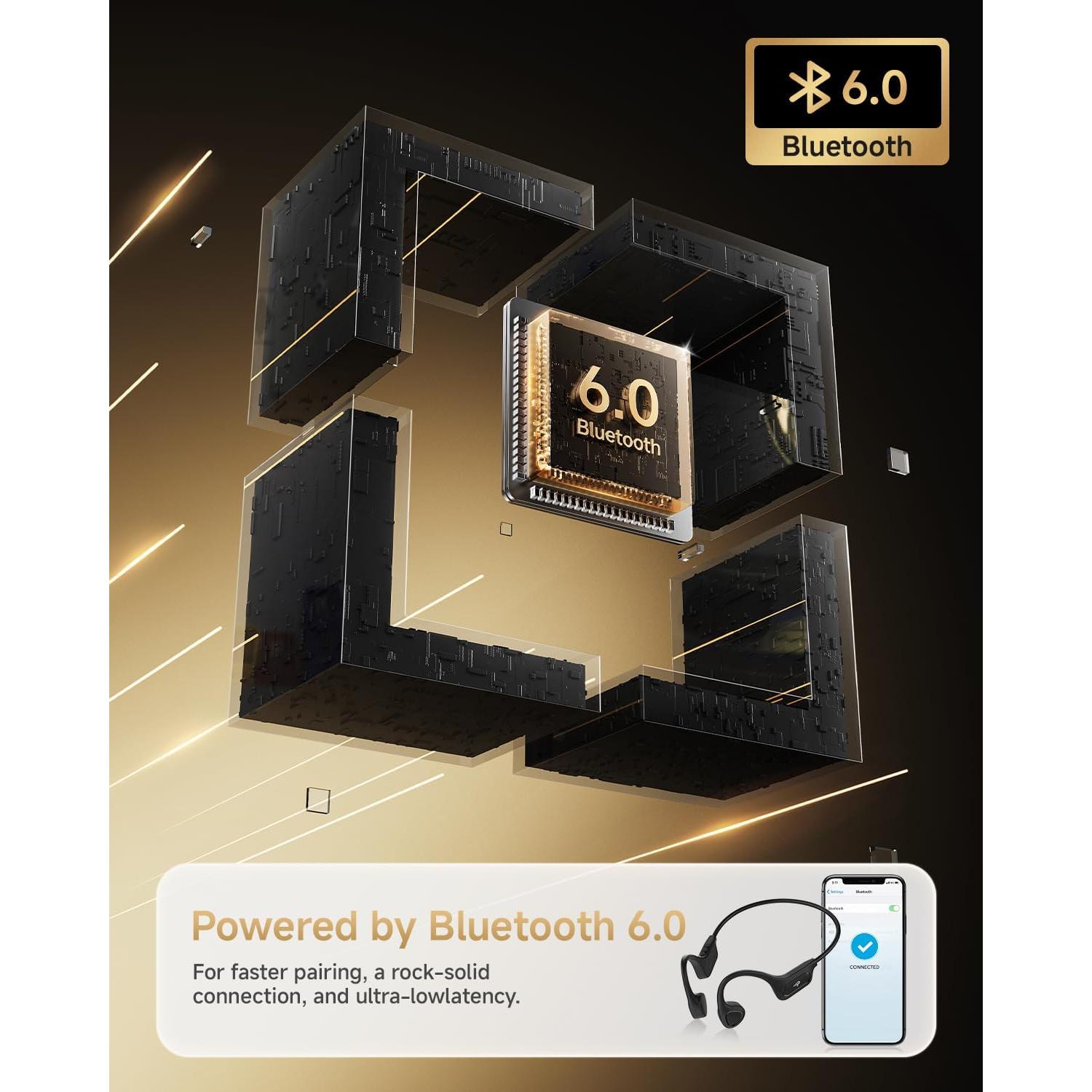 Auriculares de Conducción Ósea PSIER X13 Bluetooth 6.0 IPX5