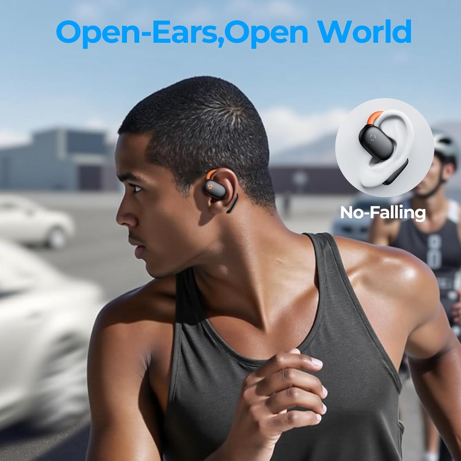 Auriculares Open-Ear Inalámbricos occiam D72 Bluetooth 5.4