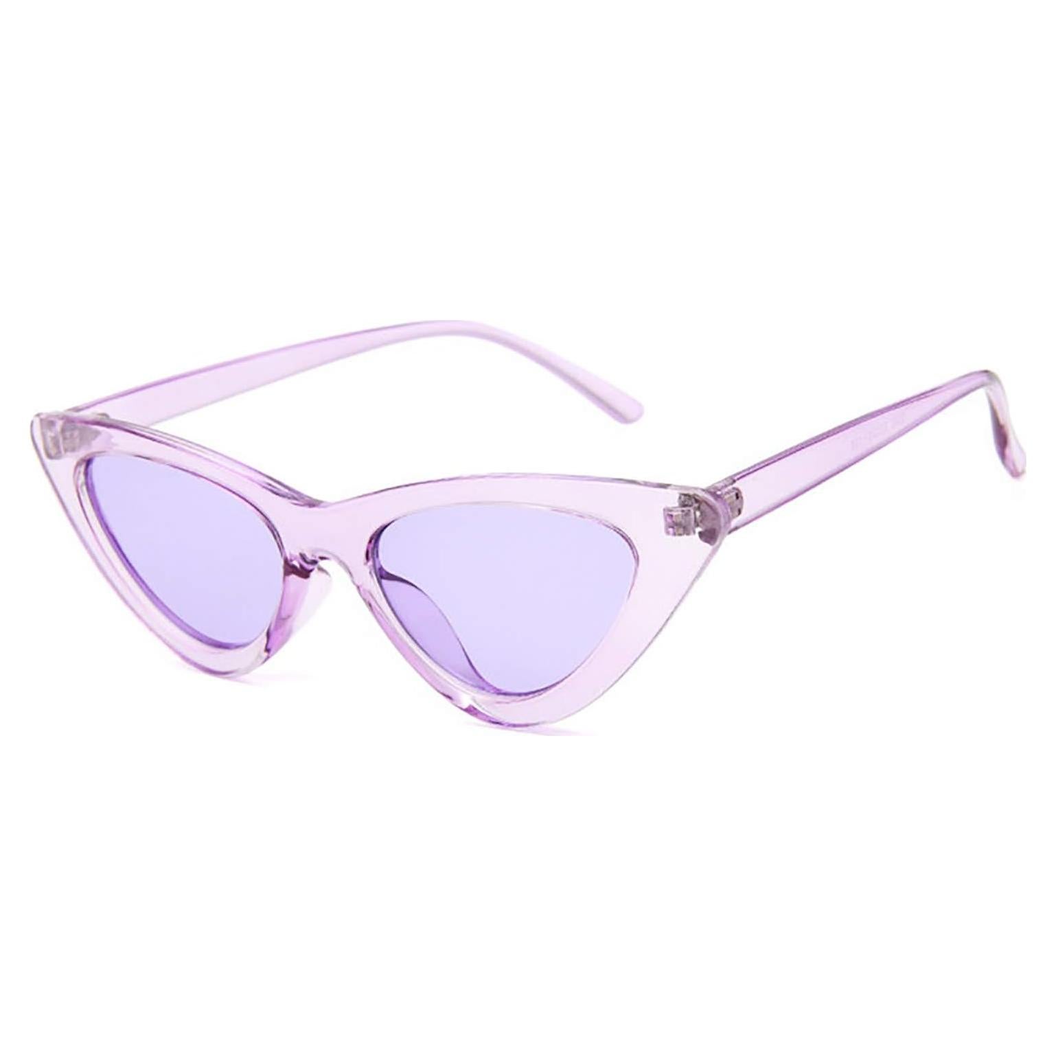 Gafas de sol retro de ojo de gato para mujeres - Púrpura