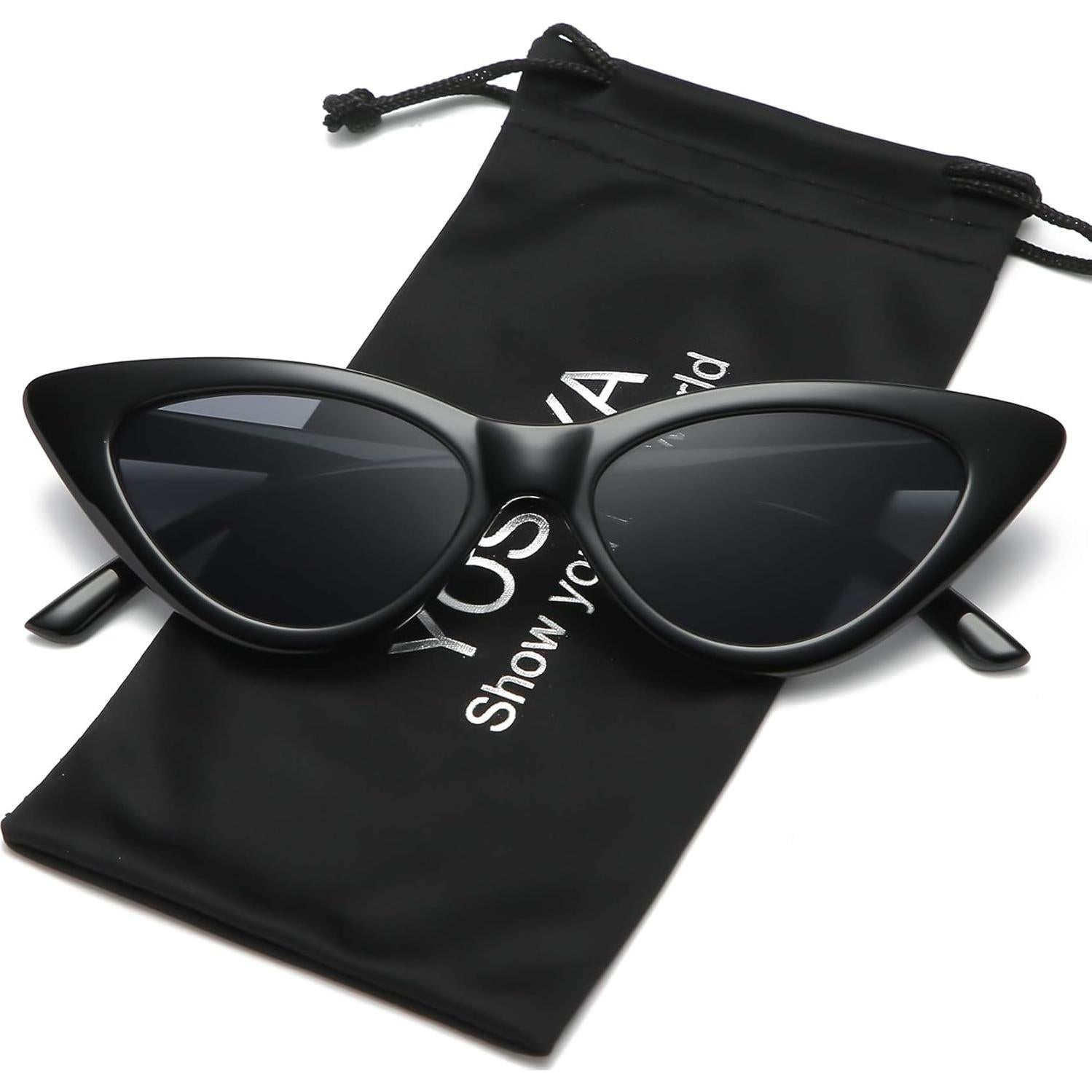 Gafas de sol retro de ojo de gato para mujeres - UV400