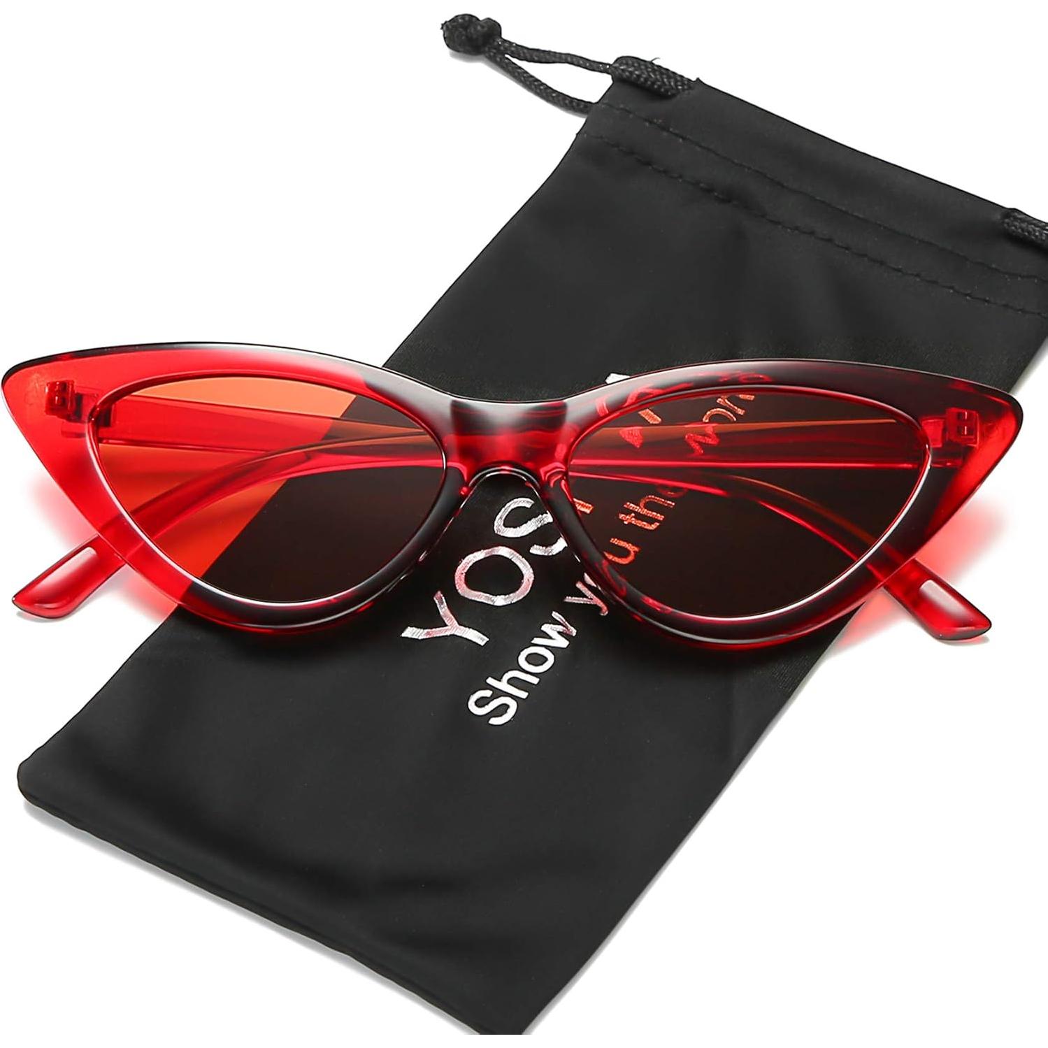 Gafas de sol retro de ojo de gato para mujeres - UV400