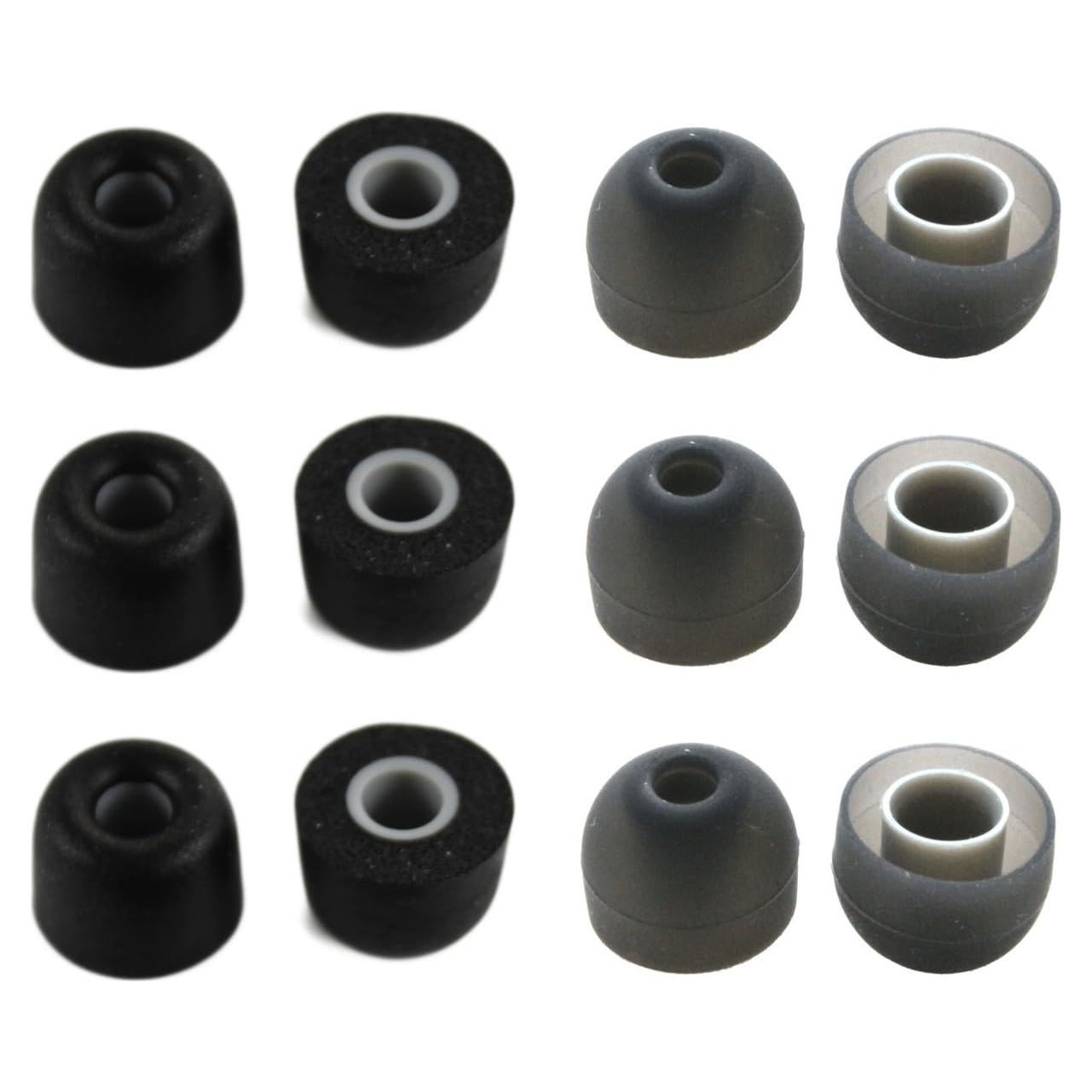 Zotech Puntas de Oído para Auriculares JayBird BlueBuds X/X2/X3 - 3 Pares Espumas y Silicona Grande