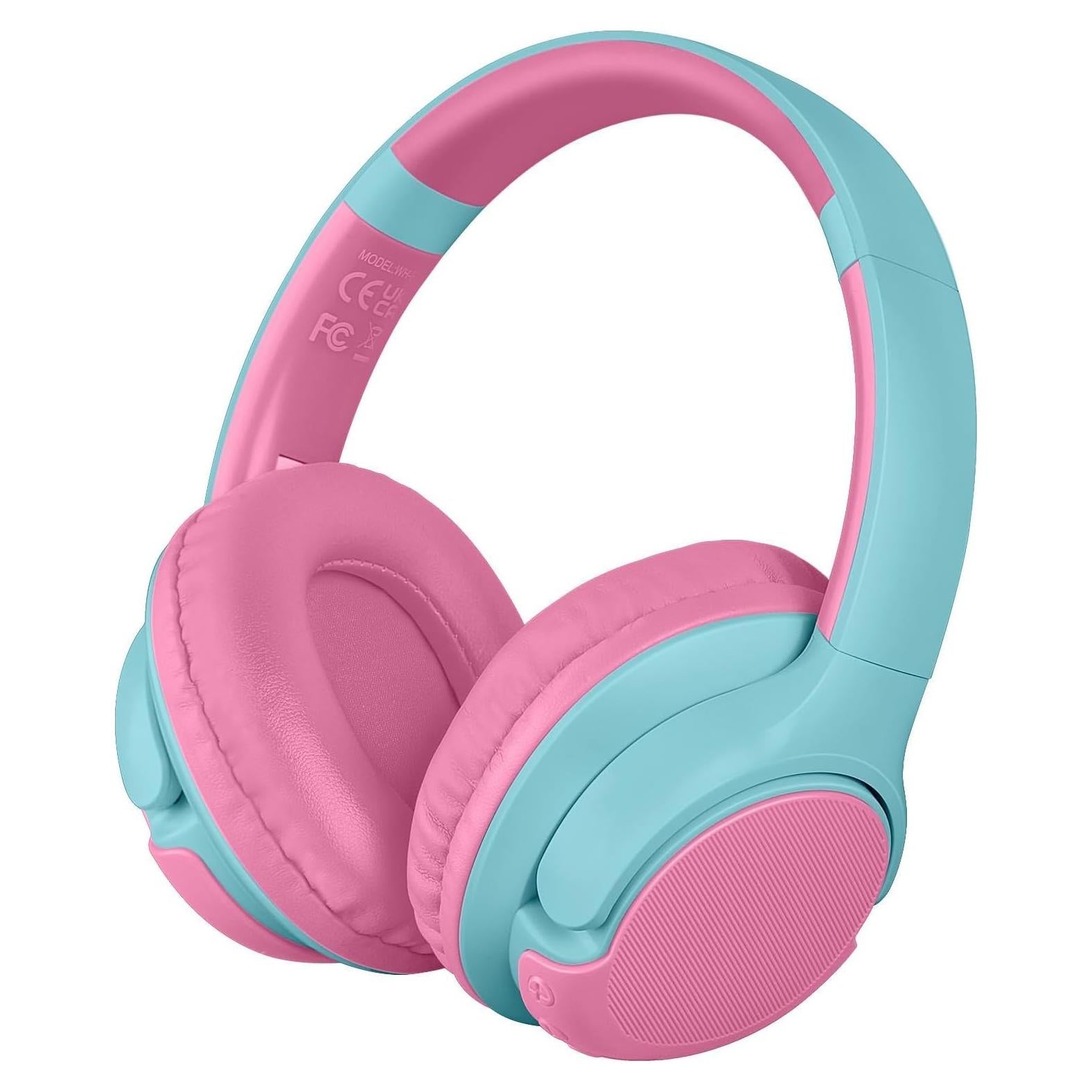 Auriculares Bluetooth ZIHNIC R1 para Niños - Rosa, 40h Reproducción