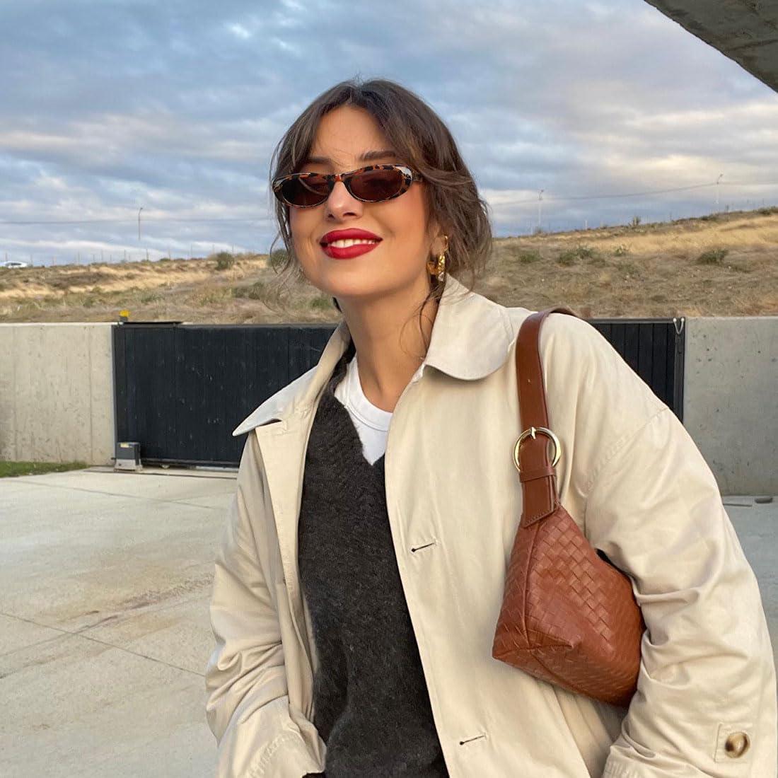 Gafas de sol ovaladas STORYCOAST para mujeres UV400 estilo retro