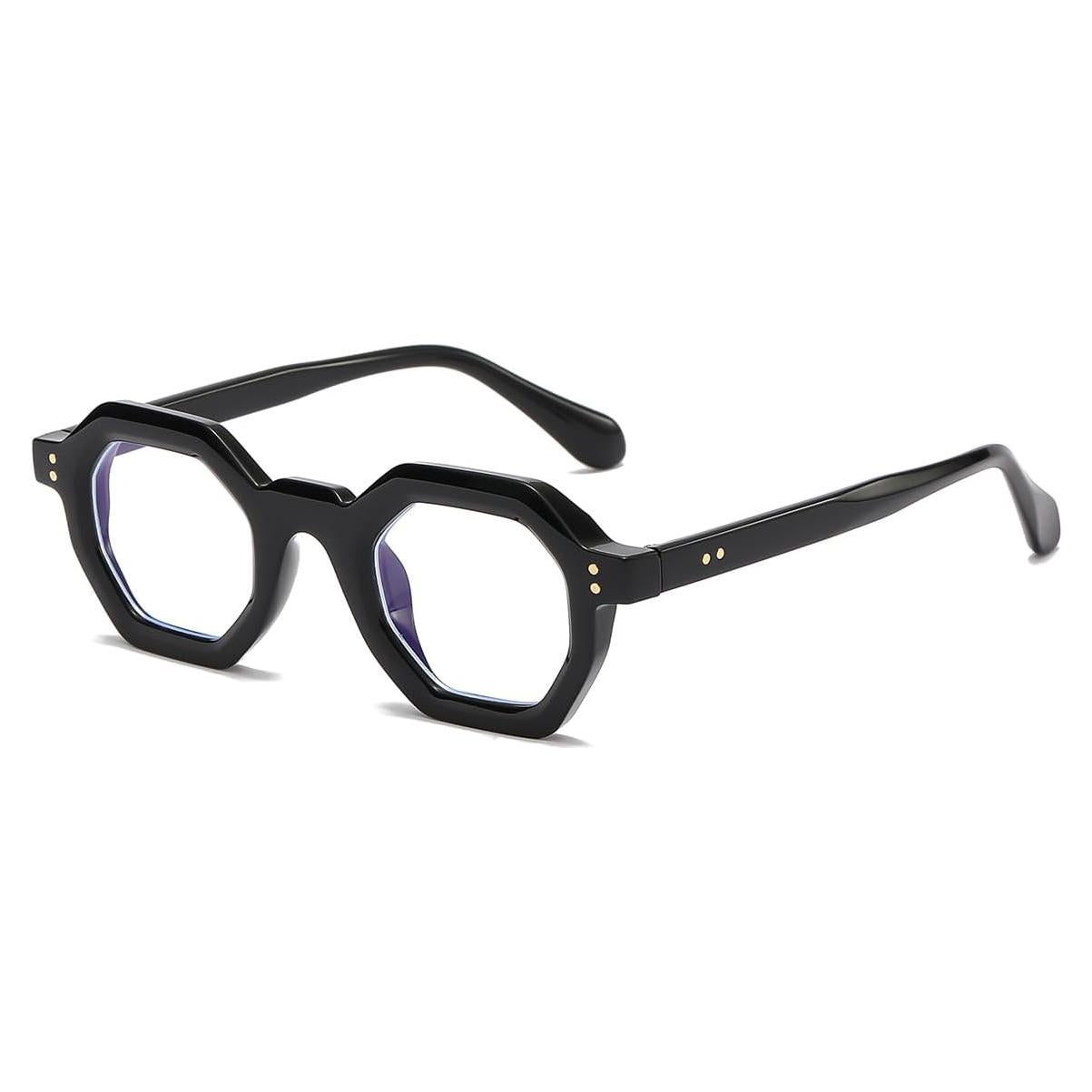Gafas Retro Octagon JOVAKIT Unisex Anti Luz Azul 44mm