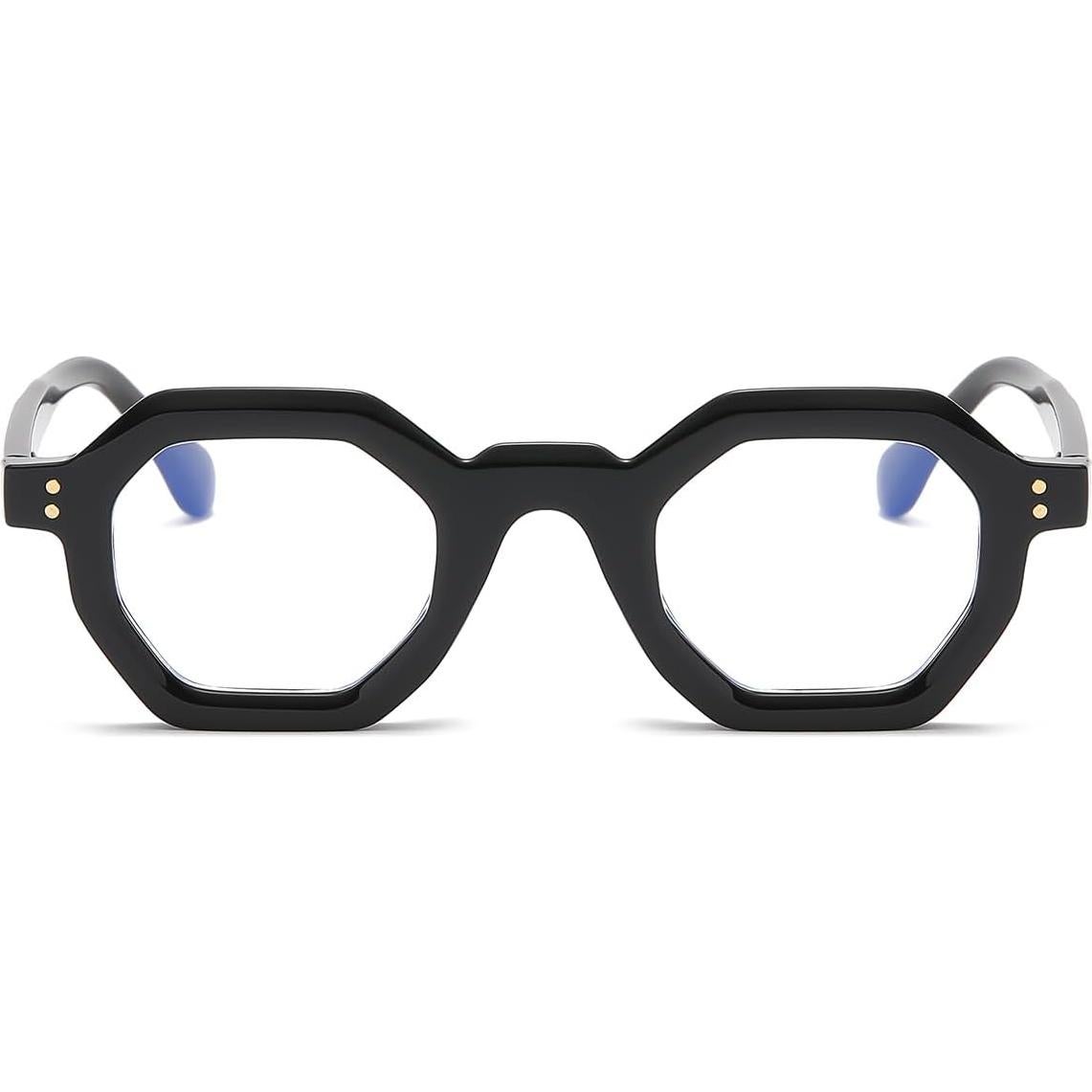 Gafas Retro Octagon JOVAKIT Unisex Anti Luz Azul 44mm