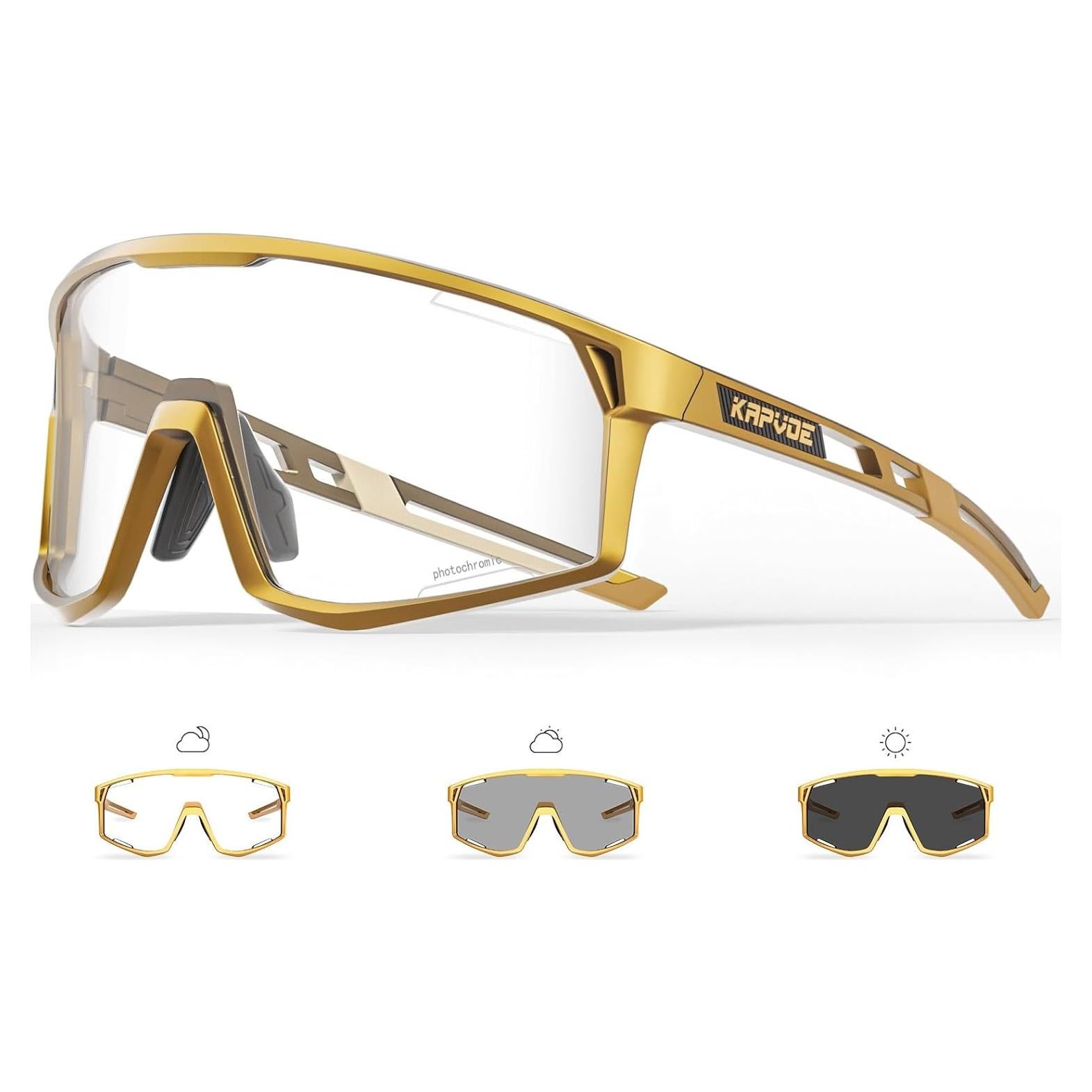 Gafas de Ciclismo KAPVOE K180 Fotoquímicas UV400