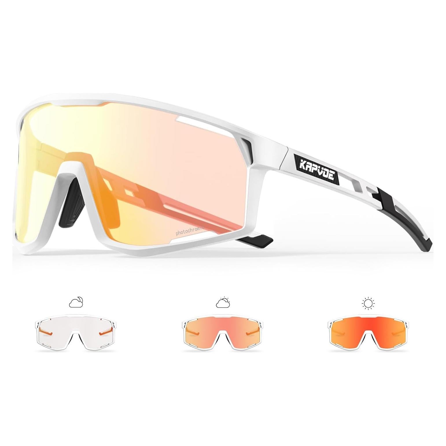 Gafas de Ciclismo KAPVOE K180 Fotoquímicas UV400