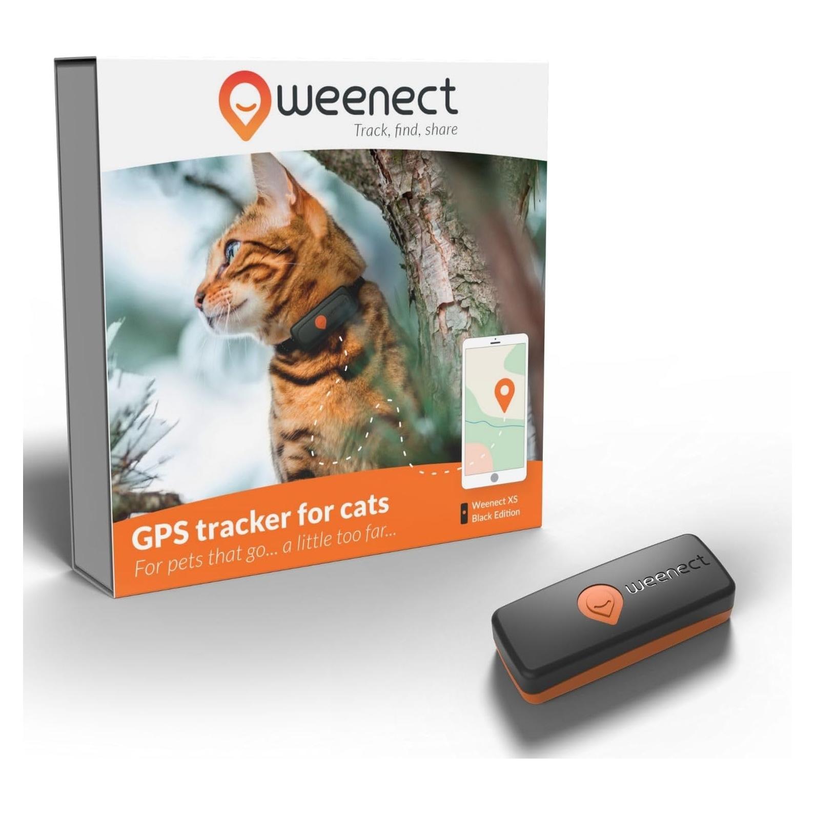 Rastreador GPS Weenect Cat XS para gatos | Mini y ligero