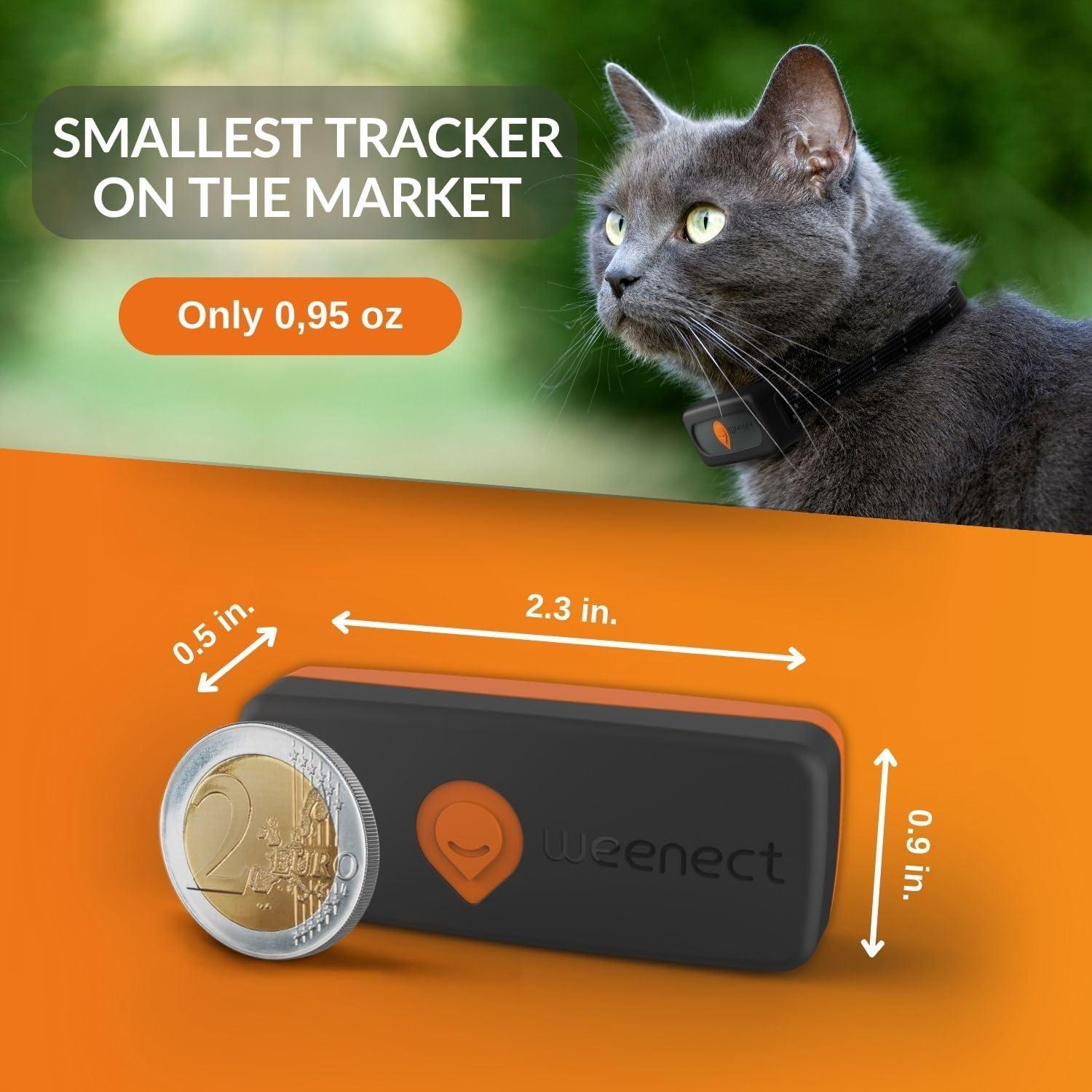 Rastreador GPS Weenect Cat XS para gatos | Mini y ligero