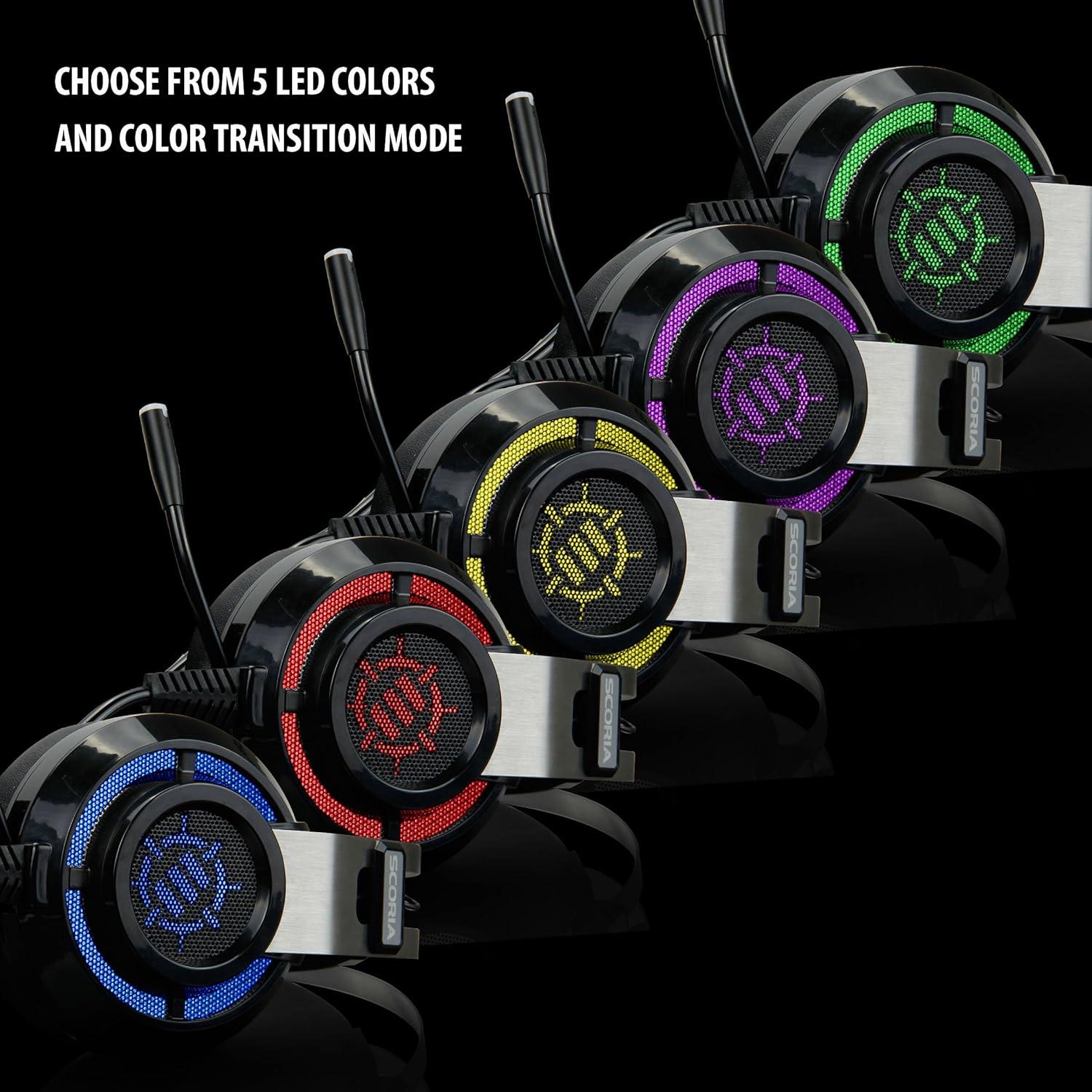 Auriculares Gaming ENHANCE Scoria USB 7.1 con Micrófono