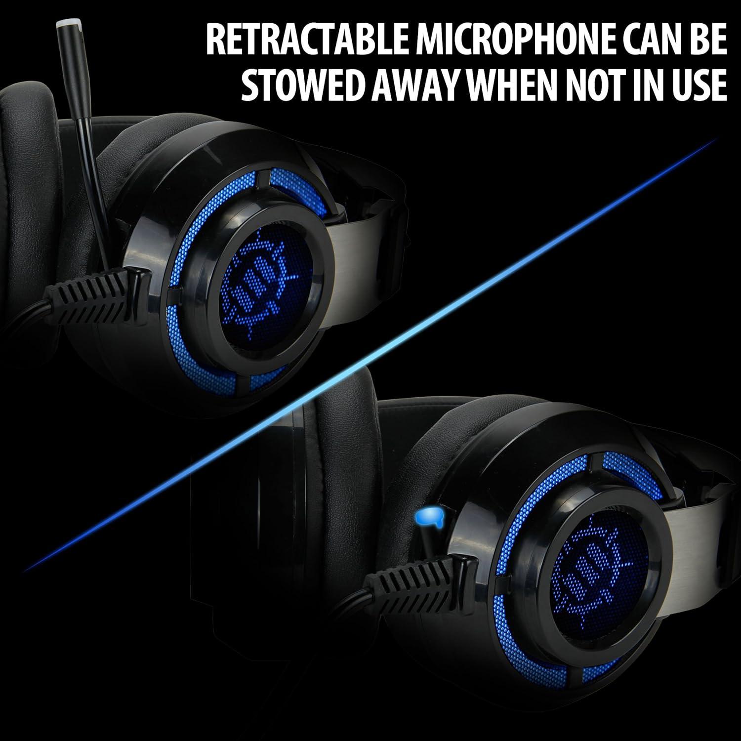 Auriculares Gaming ENHANCE Scoria USB 7.1 con Micrófono