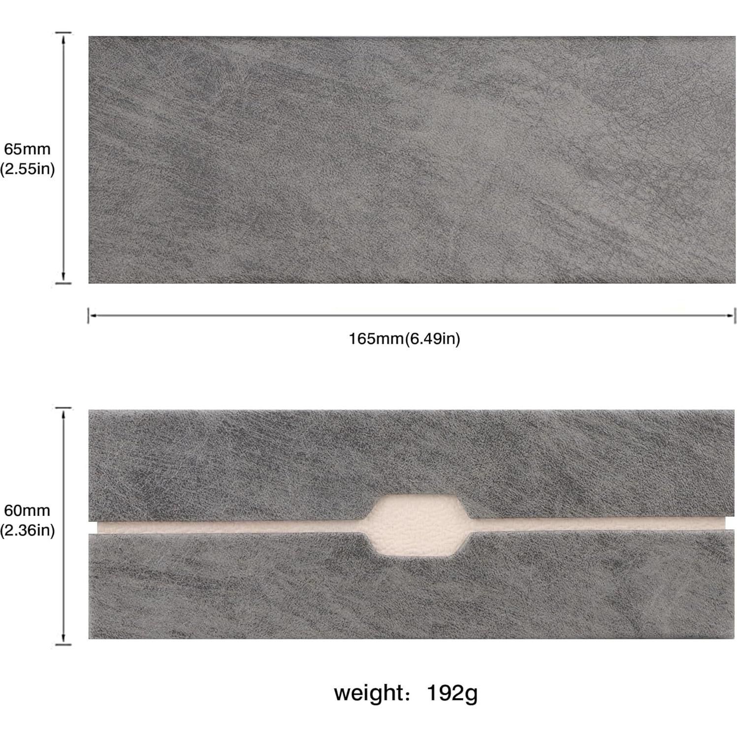 Estuche para Gafas LifeArt Duro Plegable PU Gris