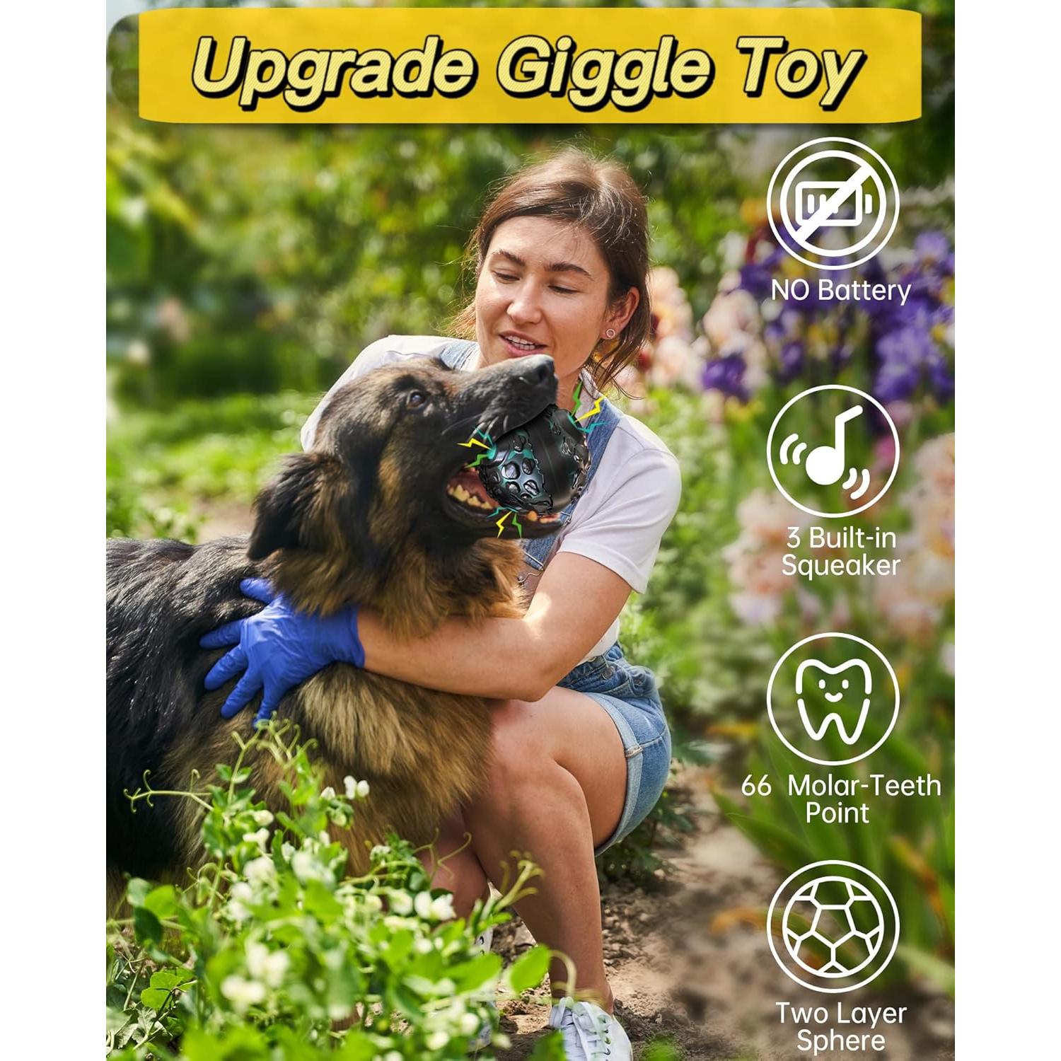 Pelota Interactiva BARDEIMIES para Perros Resistentes 11.94 cm