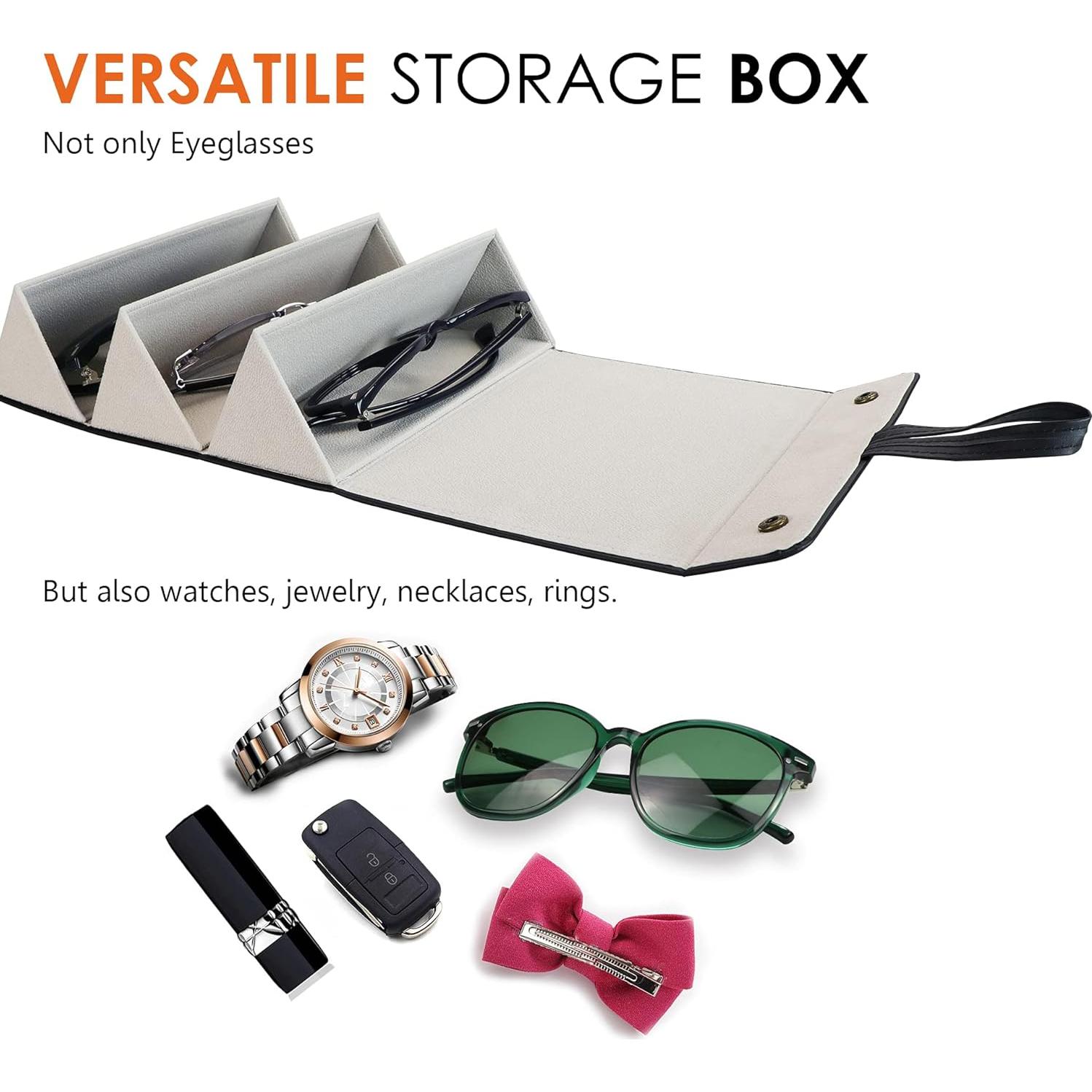 Estuche Duro LifeArt para Gafas de Sol y Ópticas Negro