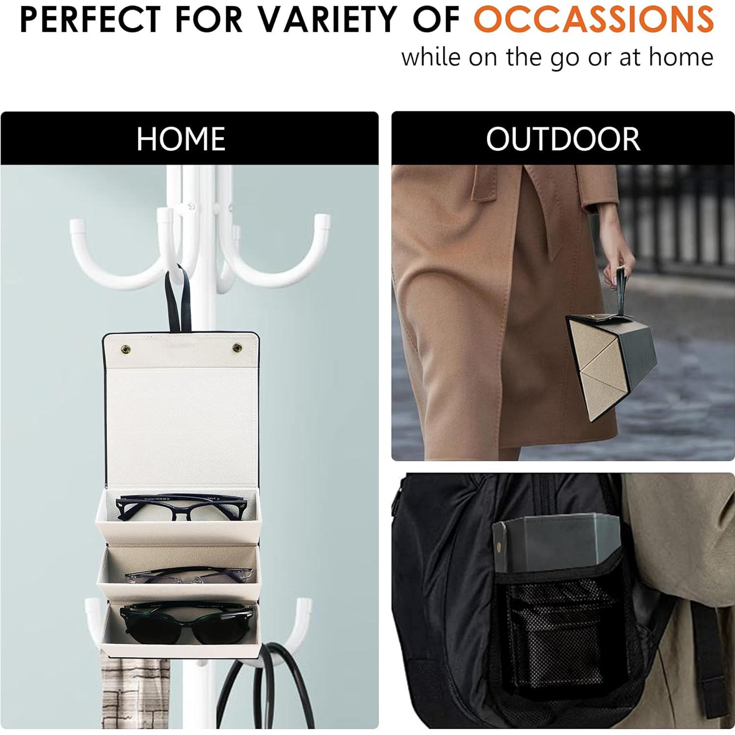 Estuche Duro LifeArt para Gafas de Sol y Ópticas Negro