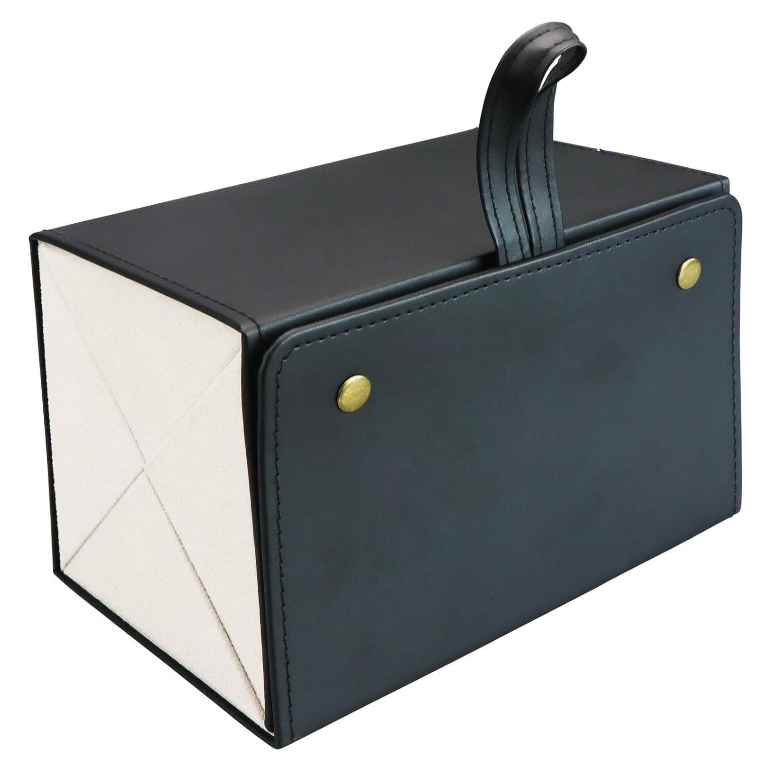 Estuche Duro para Gafas LifeArt, Plegable y Ligero, Negro