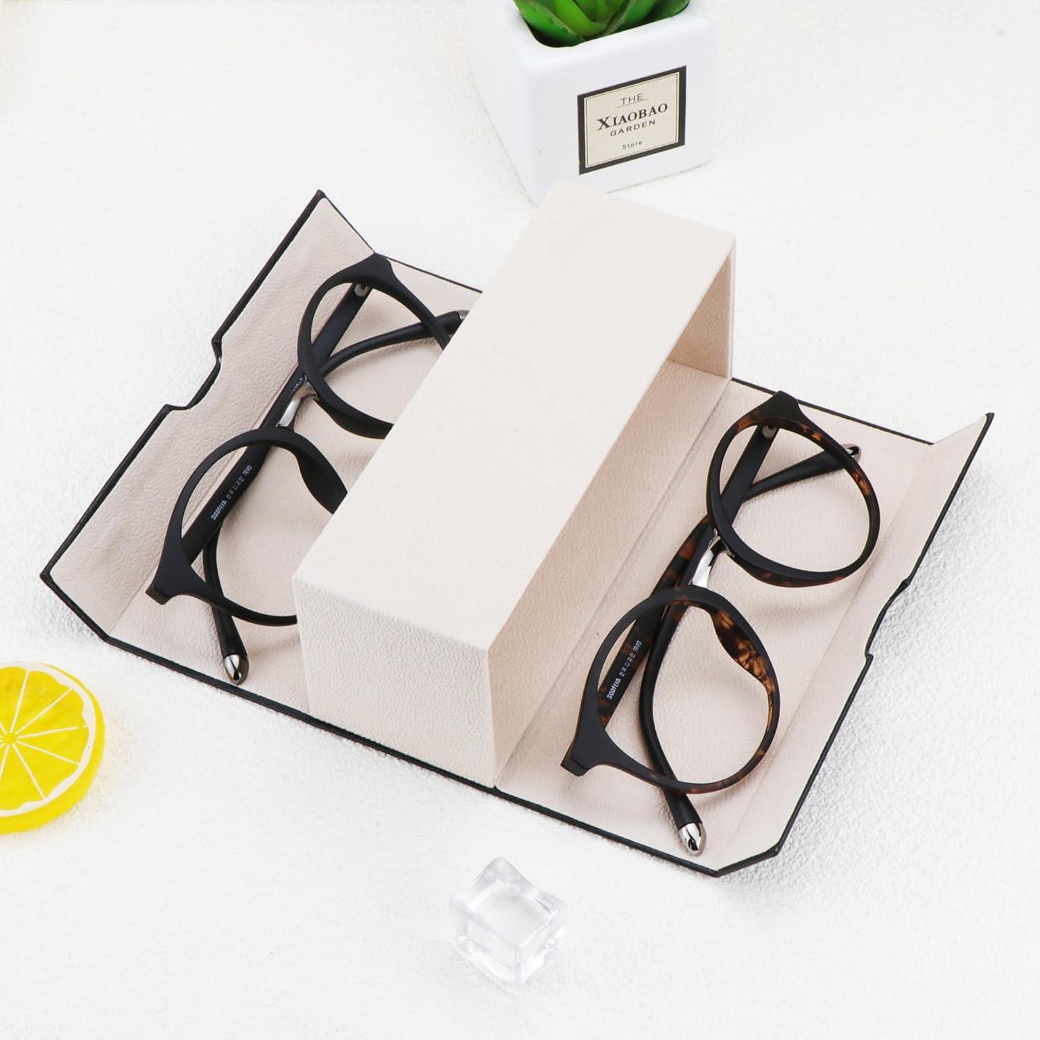 Estuche para Gafas LifeArt Plegable de PU con Imán