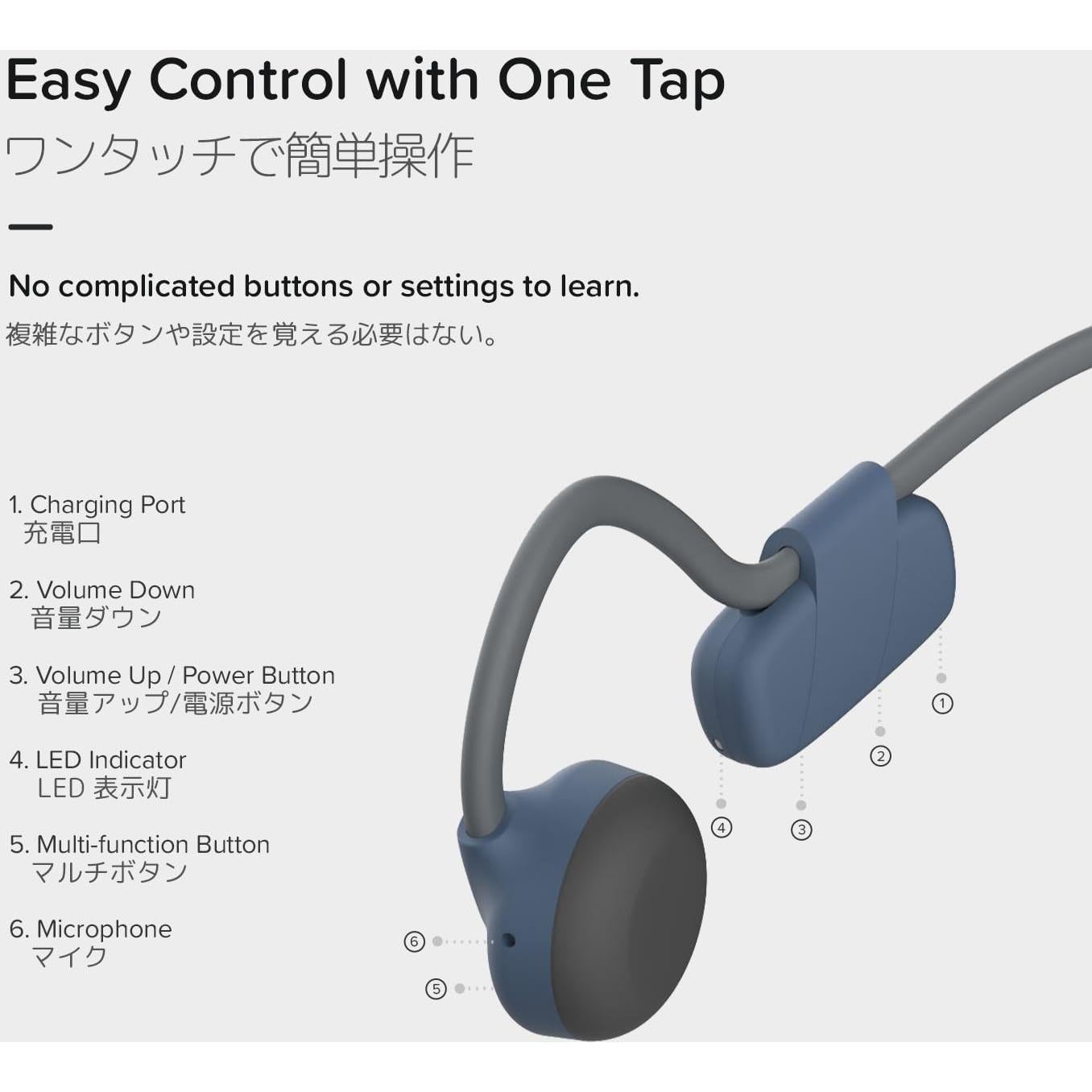 Auriculares Oaxis myFirst BC Wireless Lite Niños Bluetooth Azul