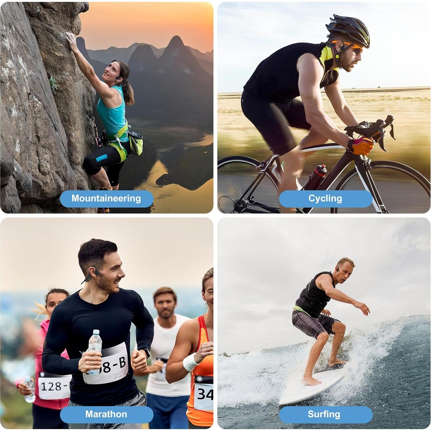 Auriculares de natación MARLALL X7 Max IPX8 Bluetooth MP3