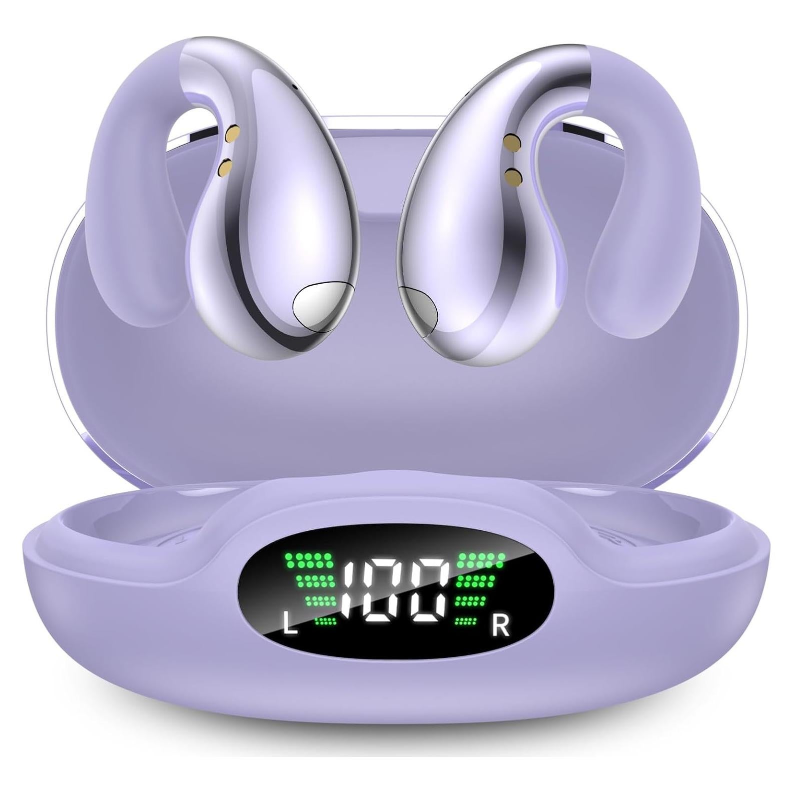 Auriculares Inalámbricos Bluetooth Boytond S30i Púrpura