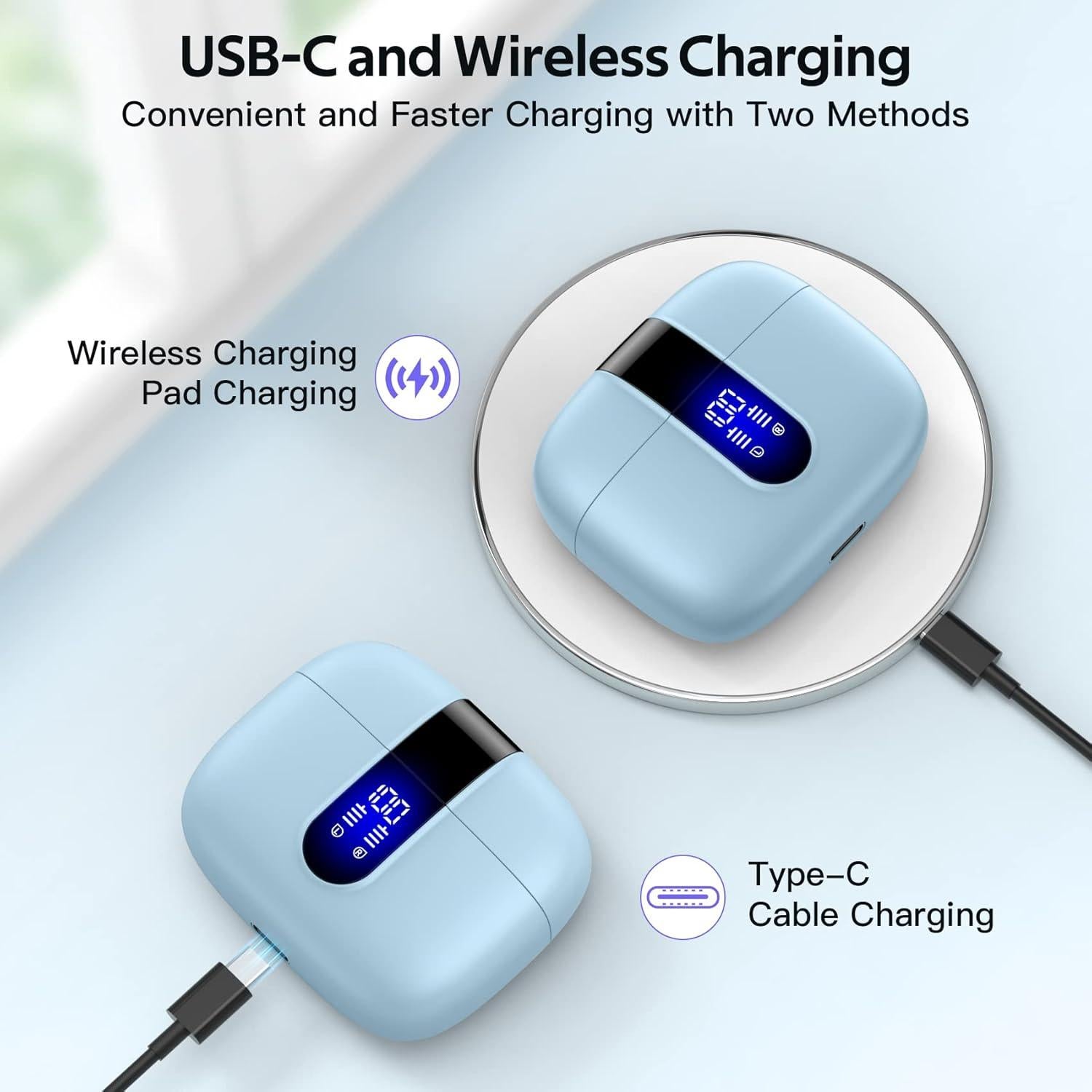 Auriculares Inalámbricos TAGRY X08 Bluetooth 5.0 IPX5 60H