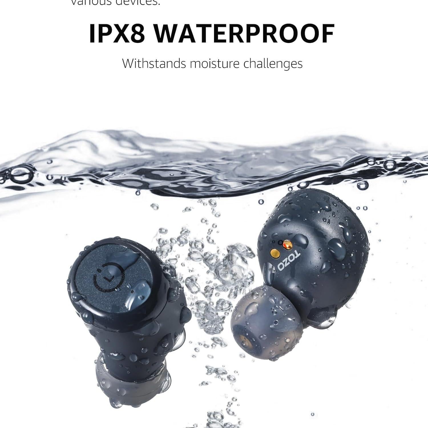 Auriculares Inalámbricos TOZO T10 Bluetooth 5.3 IPX8 55H