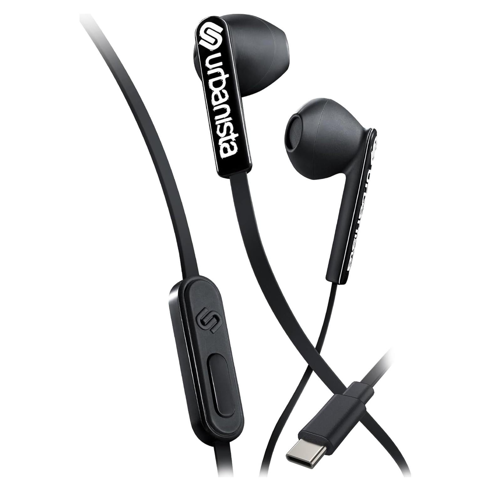 Auriculares USB C Urbanista San Francisco con Micrófono Negro