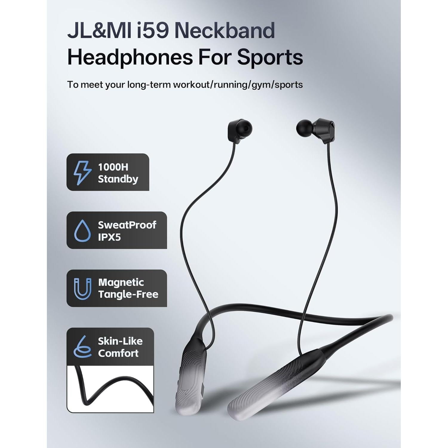 Auriculares In-Ear JL&MI i59 Bluetooth 5.4 con Cancelación de Ruido