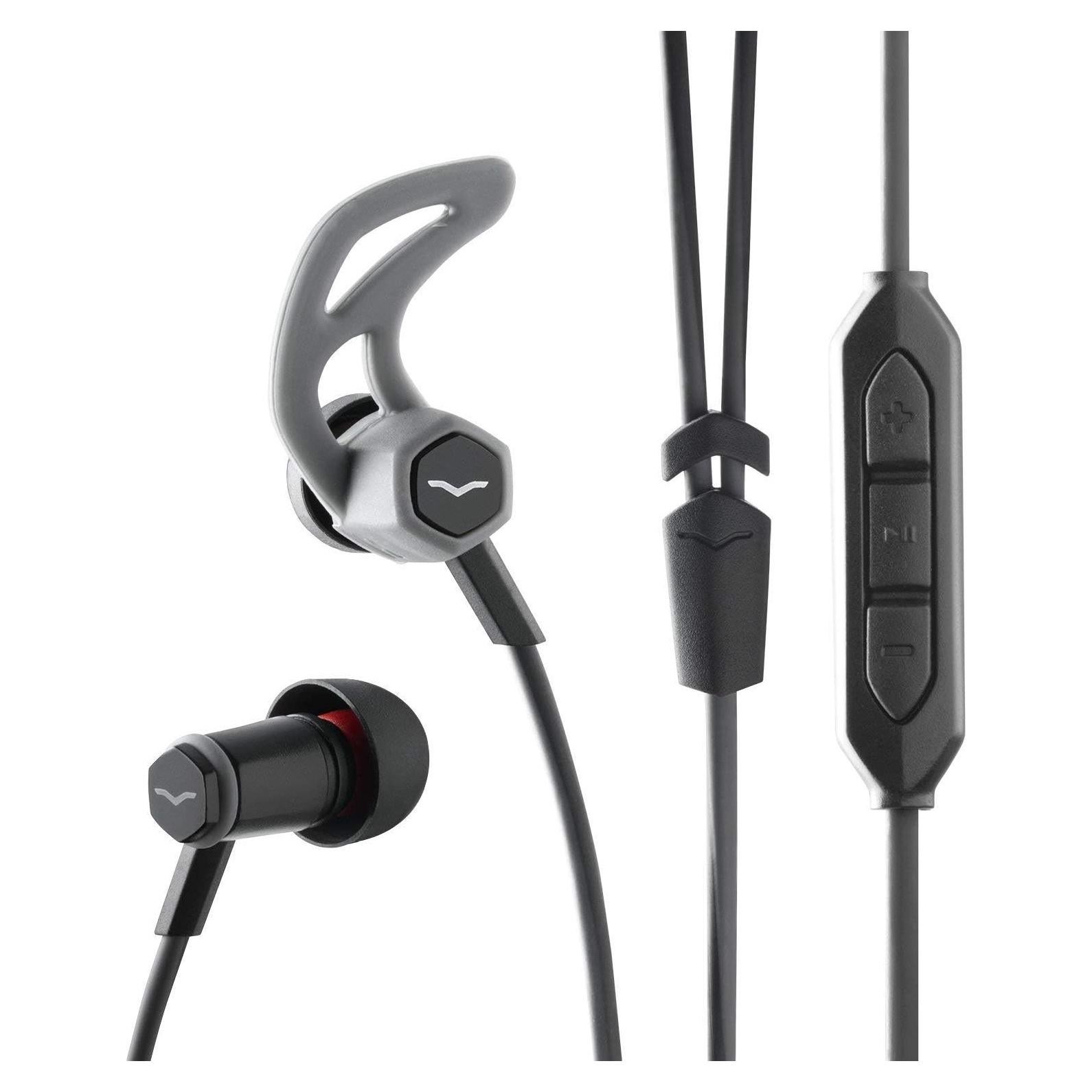Auriculares deportivos V-MODA Forza Hi-Res con micrófono - Negro