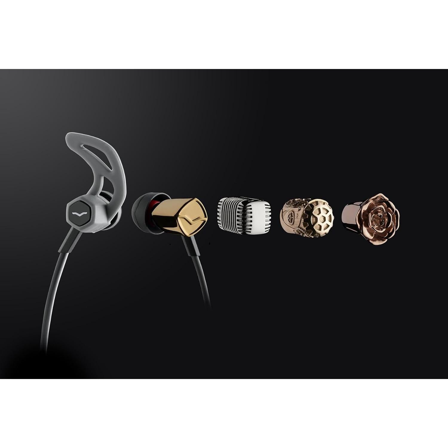 Auriculares deportivos V-MODA Forza Hi-Res con micrófono - Negro